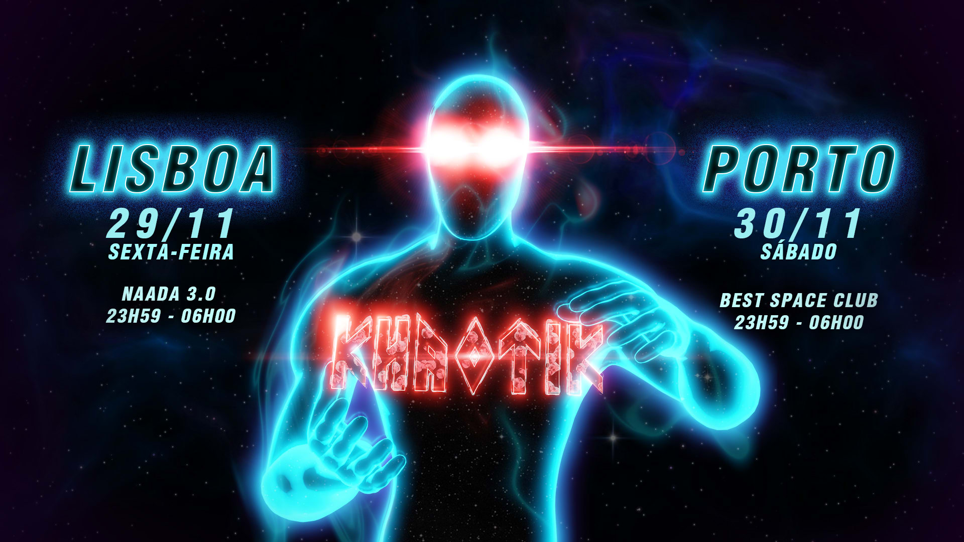 Khaotik 2024 - Lisbon (29/Nov) & Porto (30/Nov)