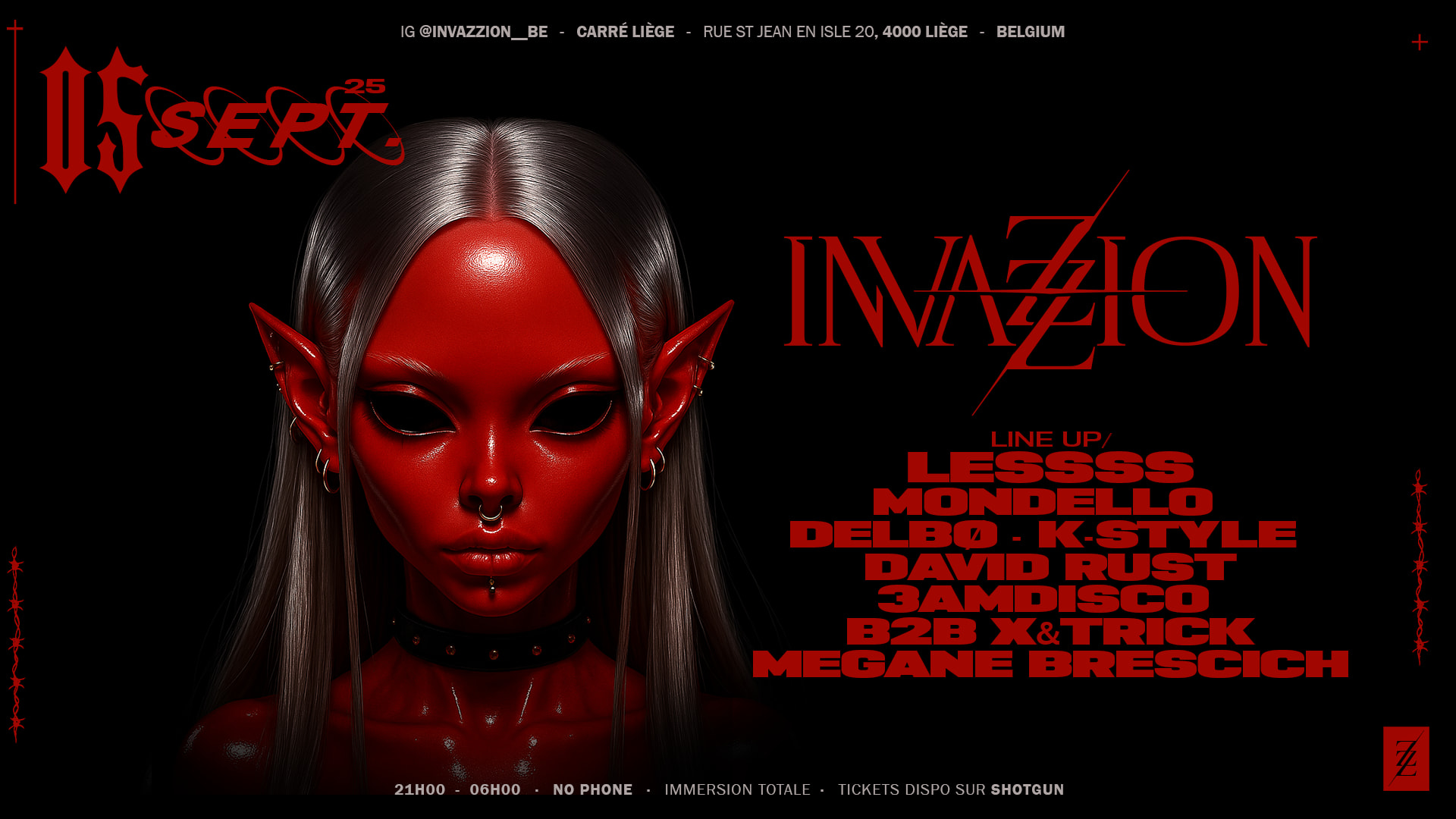 Invazzion —  360° Stage —  Liège