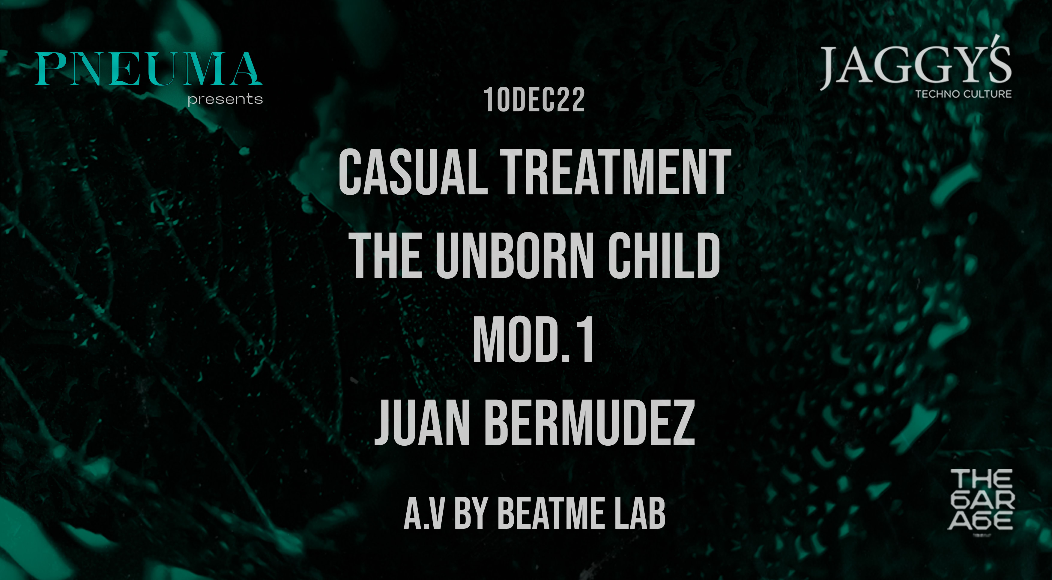 Jaggy's Pneuma 10dic22 @ The Garage Of Bass Valley.