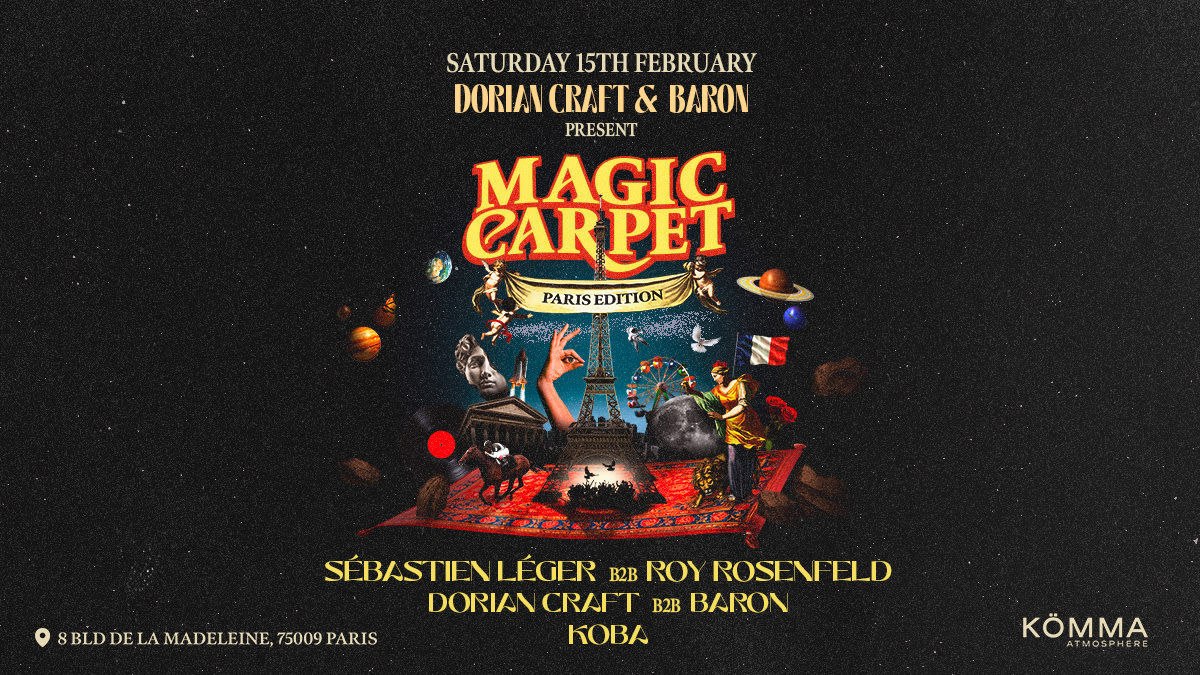 Sebastien Leger B2b Roy Rosenfeld By Magic Carpet