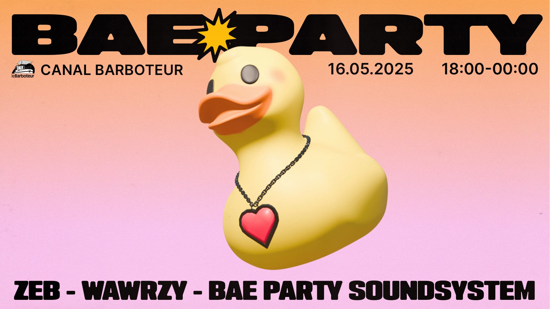 Bae Party X Canal Barboteur - Open Air