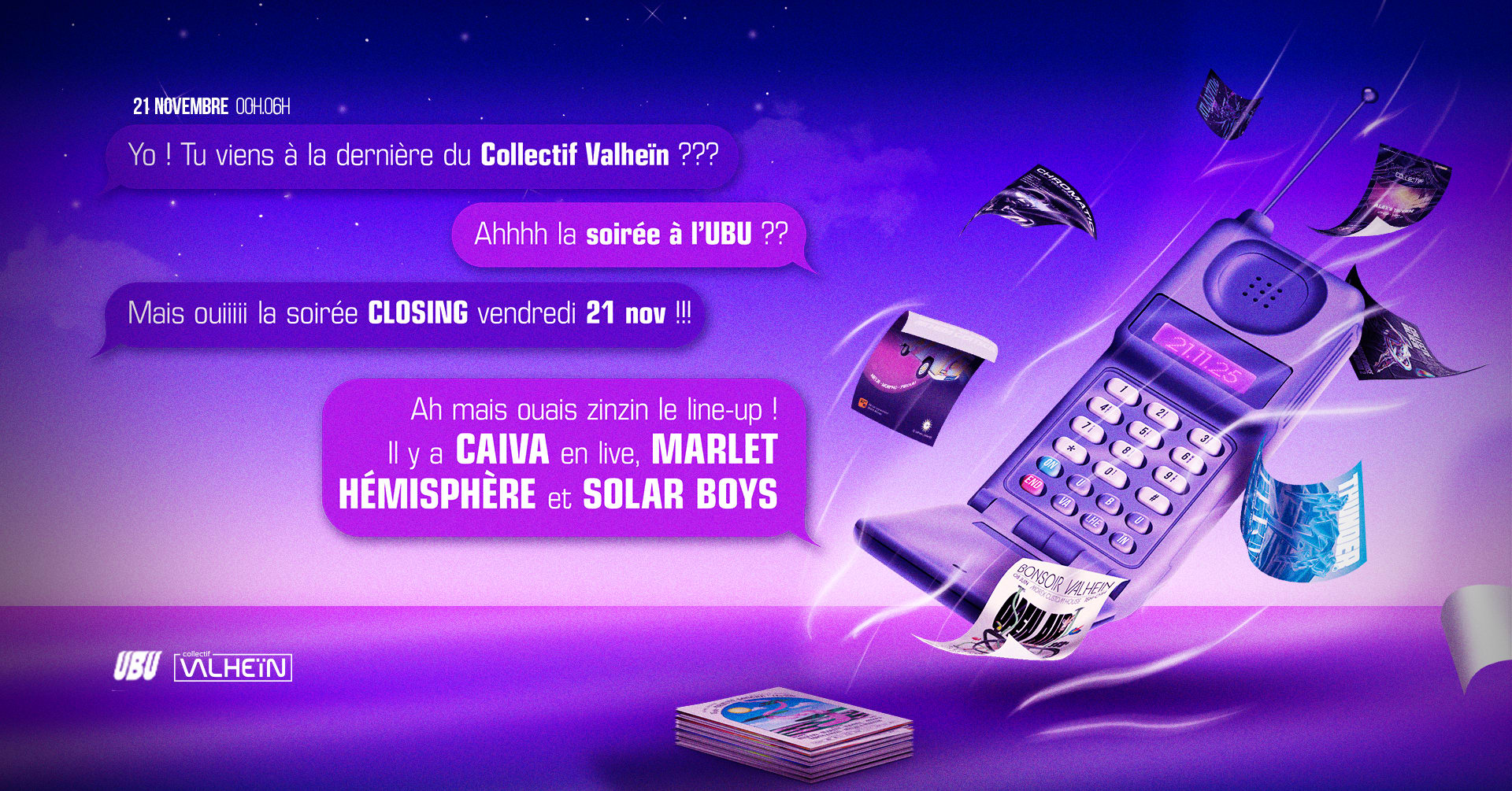 Closing By Valheïn X Ubu W/ Caiva & More...
