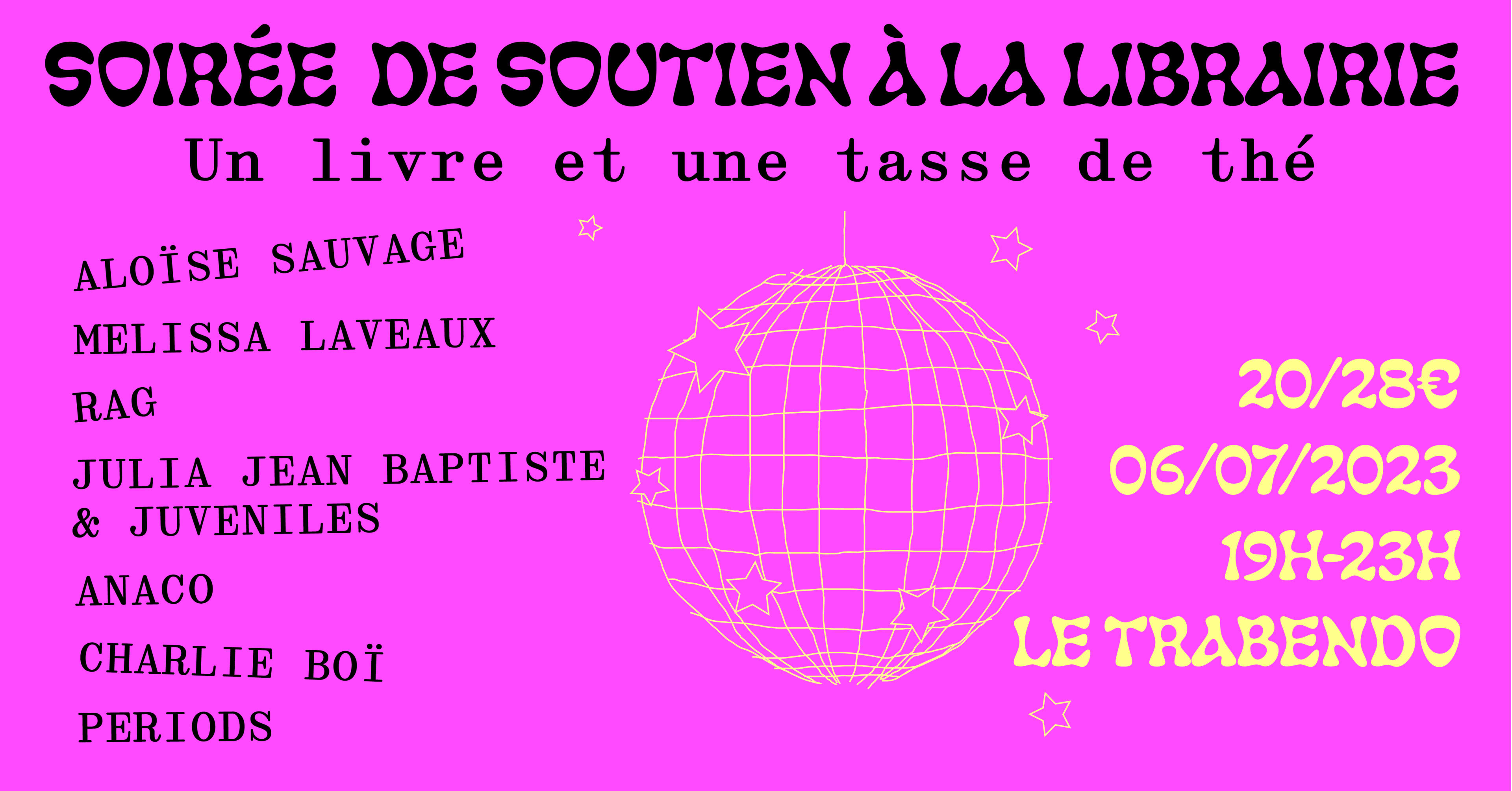 Soirée De Soutien Un Livre Une Tasse De Thé
