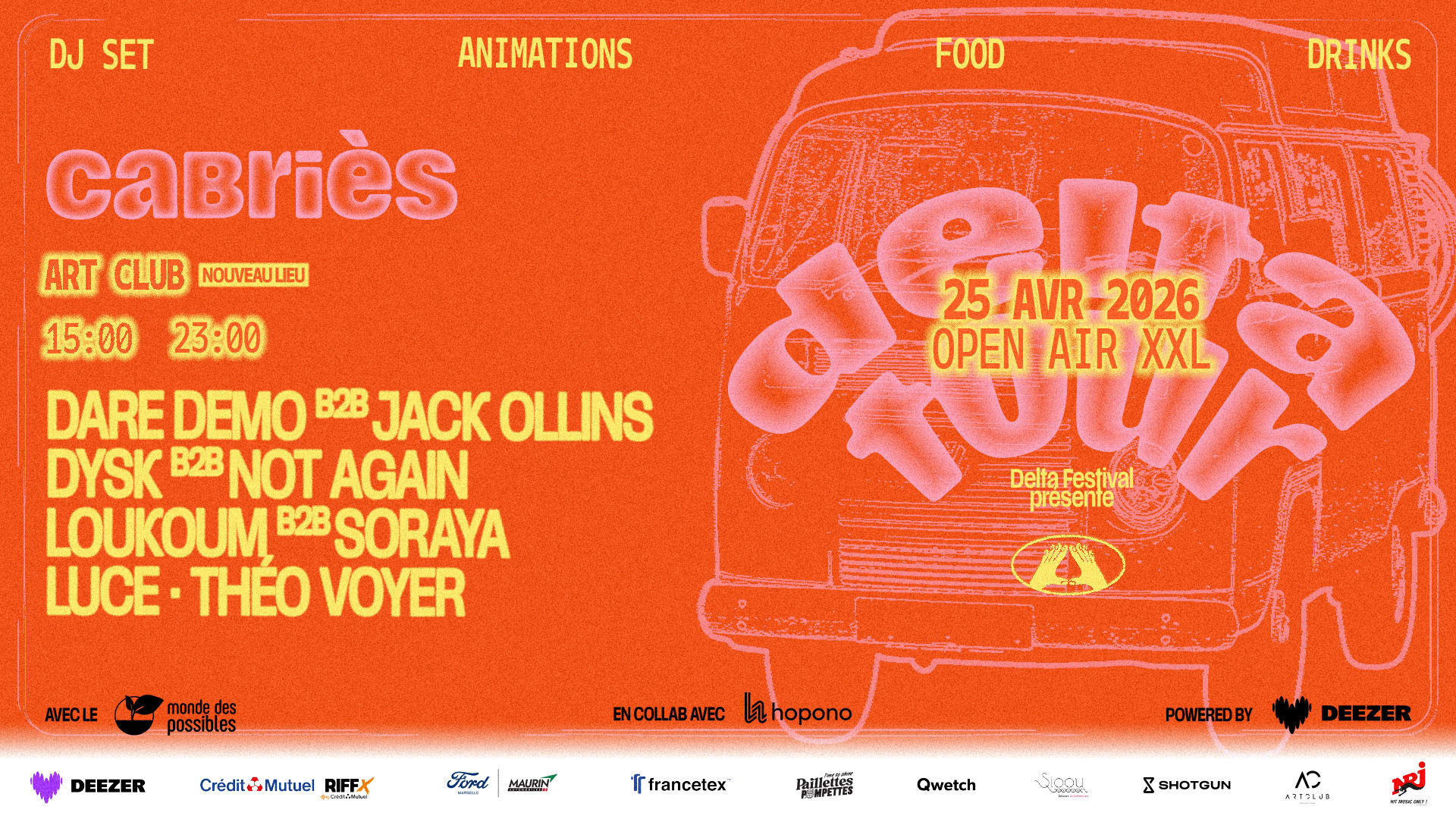 [Nouveau Lieu] Opening Delta Tour X Art Club - Cabries