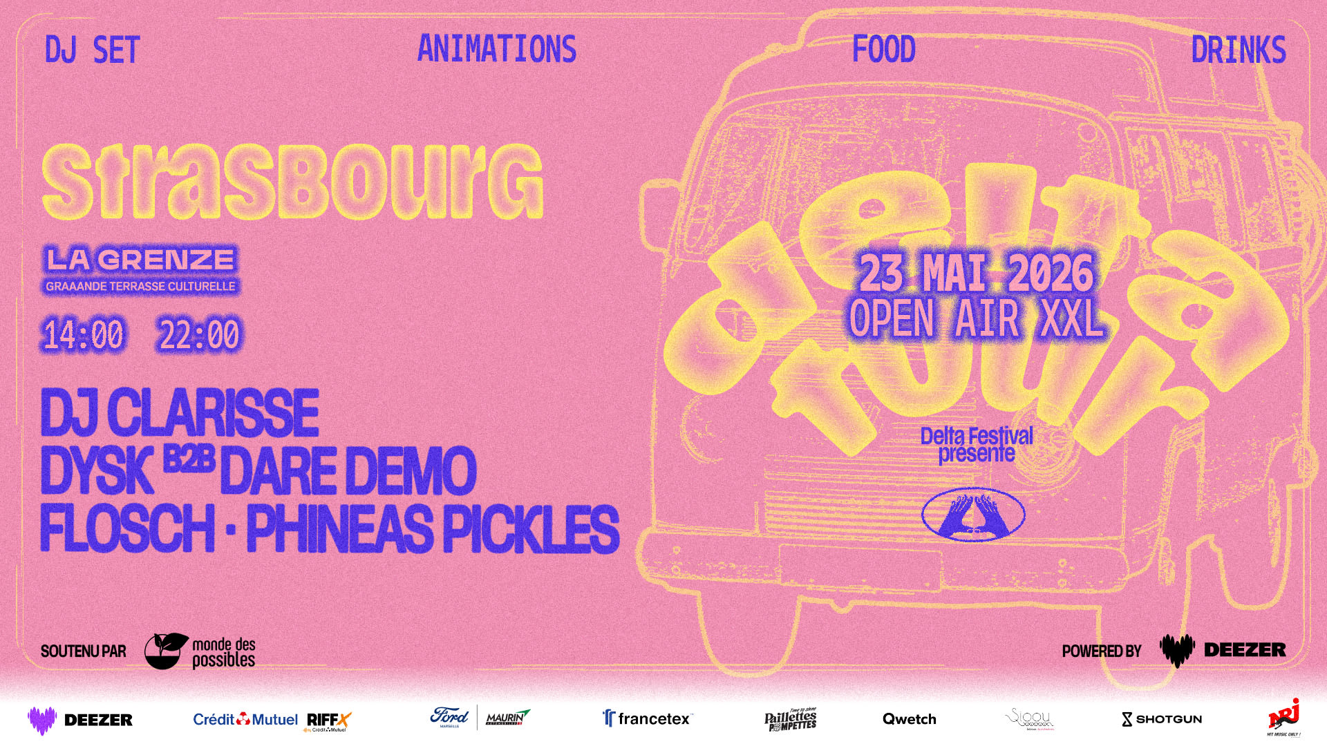 [Open Air] Delta Tour X La Grenze - Strasbourg