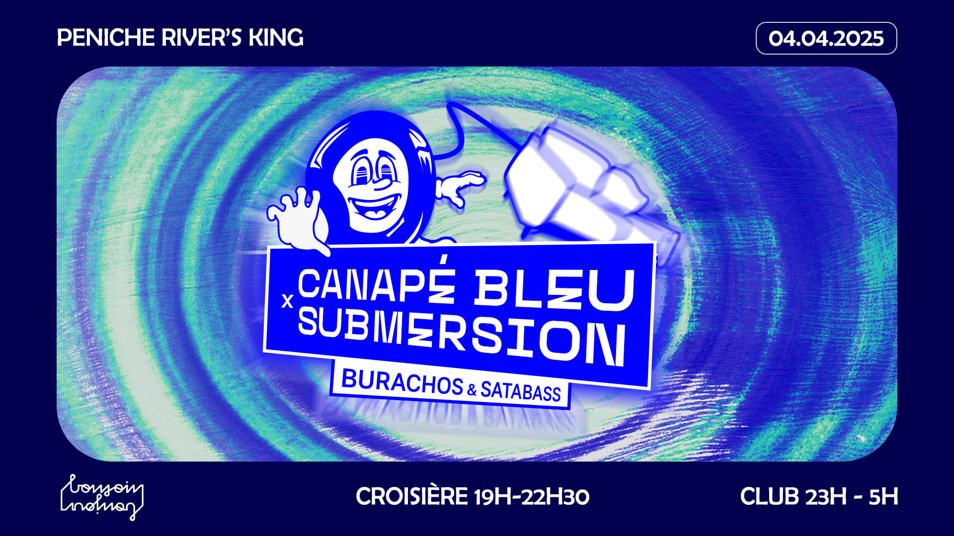 Canapé Bleu X Submersion : Croisière + Club