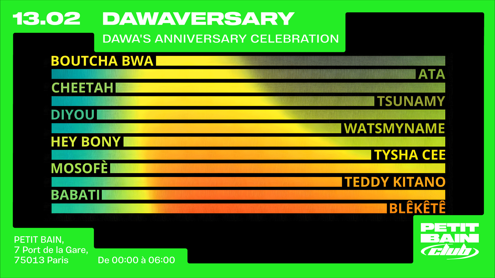 Dawaversary : 5th Birthday Party