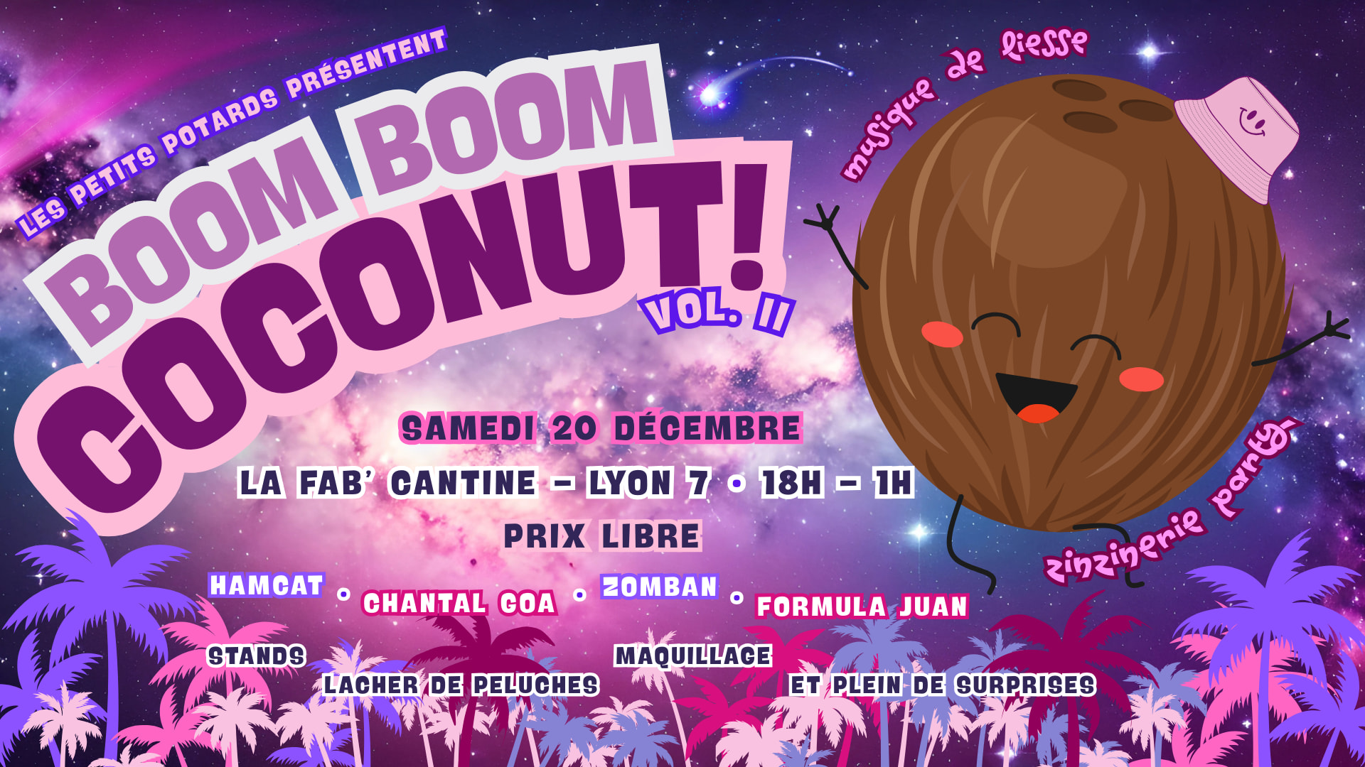 Boom Boom Coconut · Vol. II · Zinzinerie Party