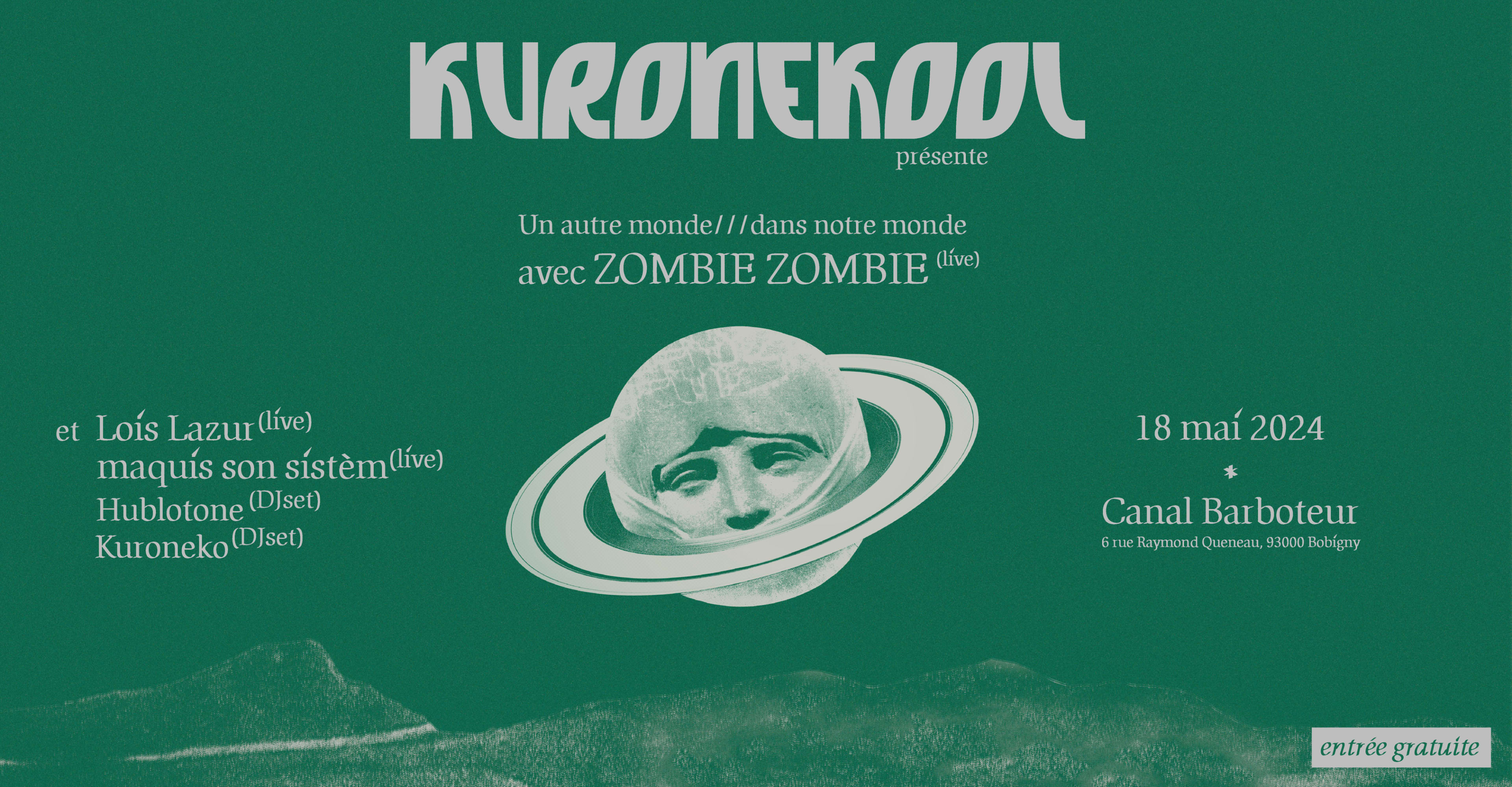 Kuronekool #3 : Open Air  – Zombie Zombie, Loïs Lazur, ...