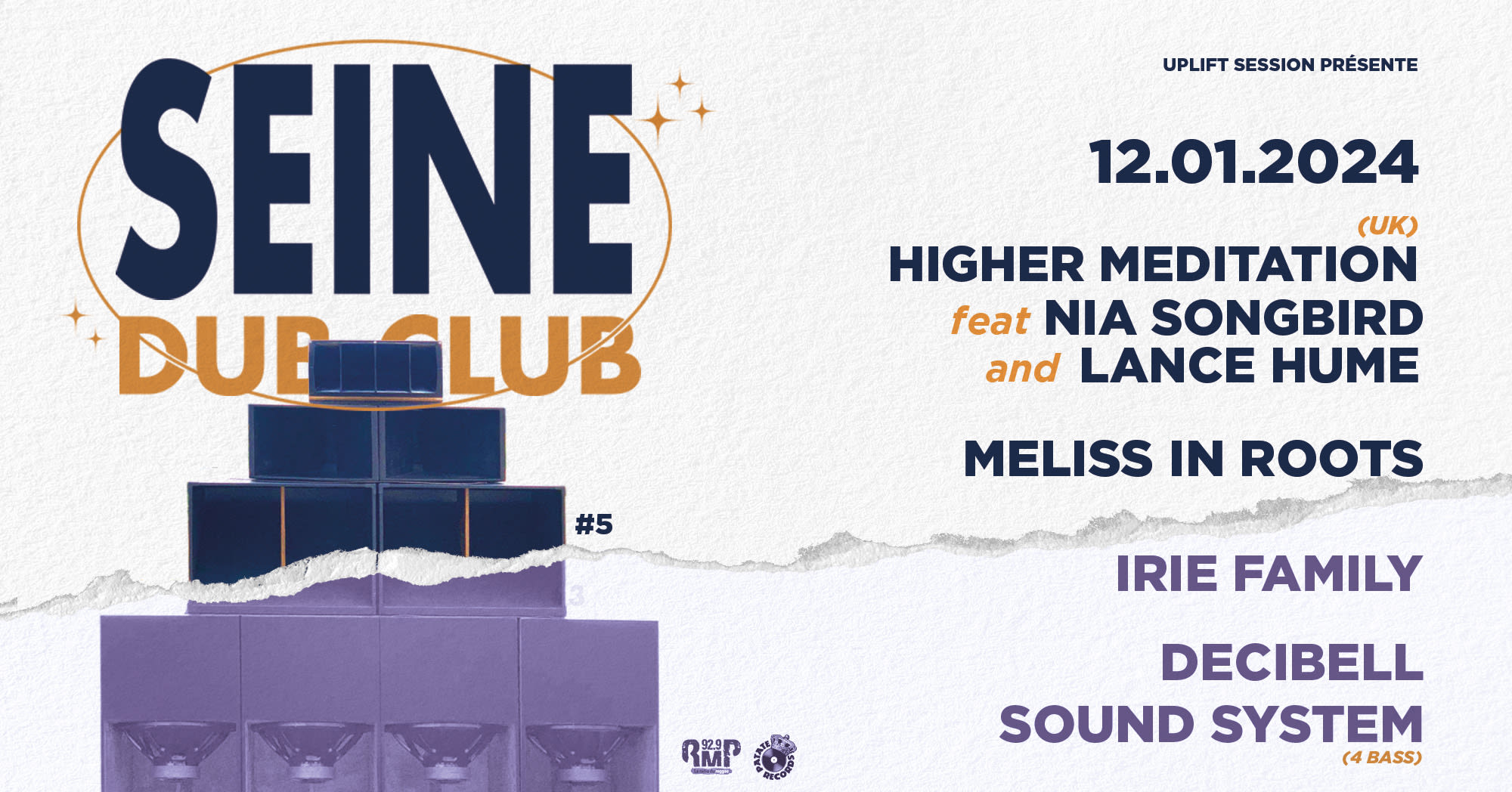 Seine Dub Club #5 Higher Meditation, Decibell Sound System