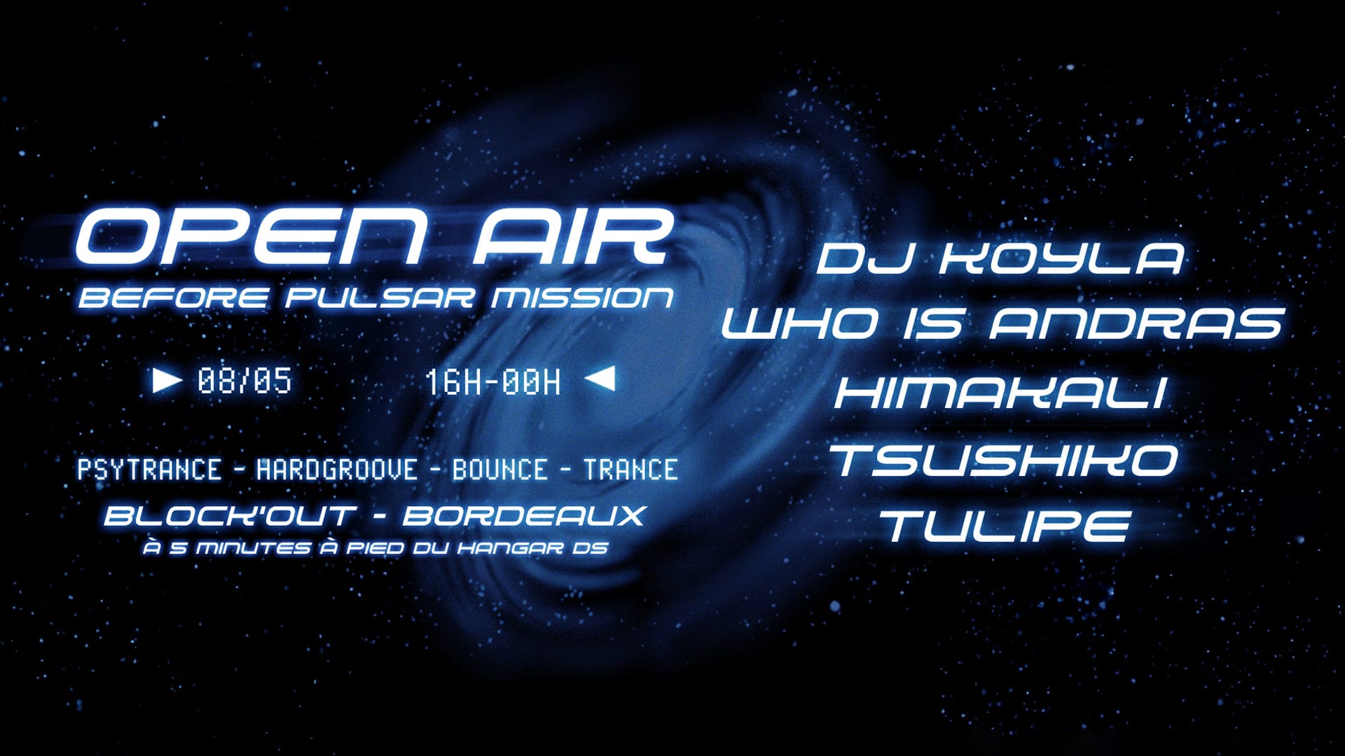 Open Air Before Pulsar Mission