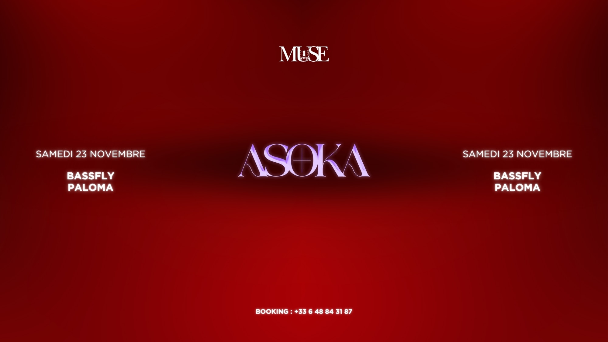 Asoka - Muse - Samedi 23 Novembre