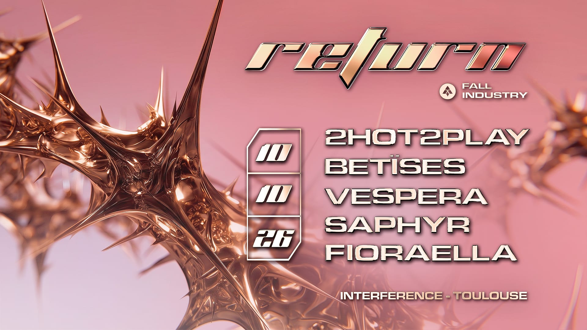 Fall Industry : Return W/ 2hot2play + Betïses & More