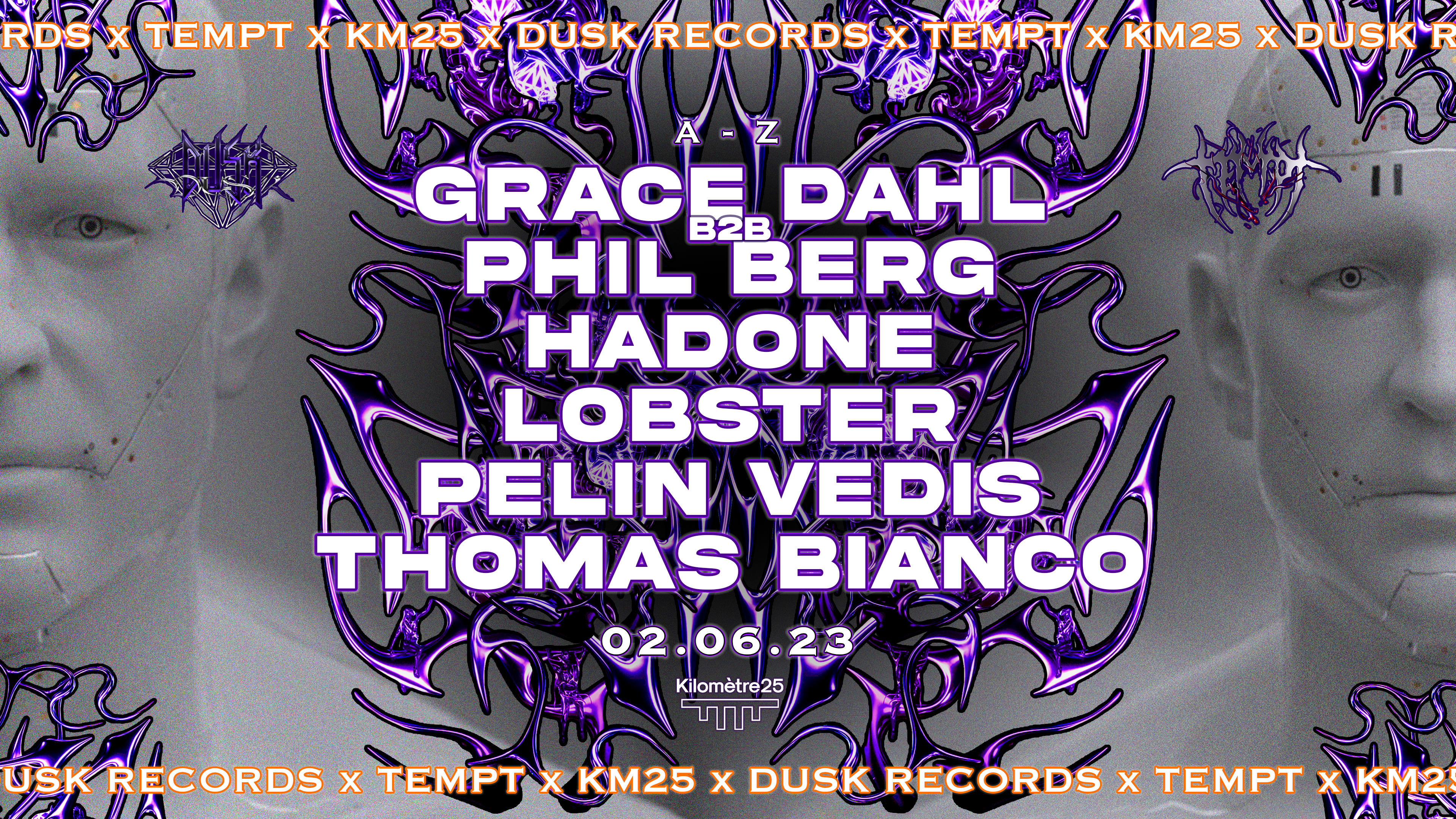 Dusk Records X Tempt : Hadone, Grace Dahl B2b Phil Berg +