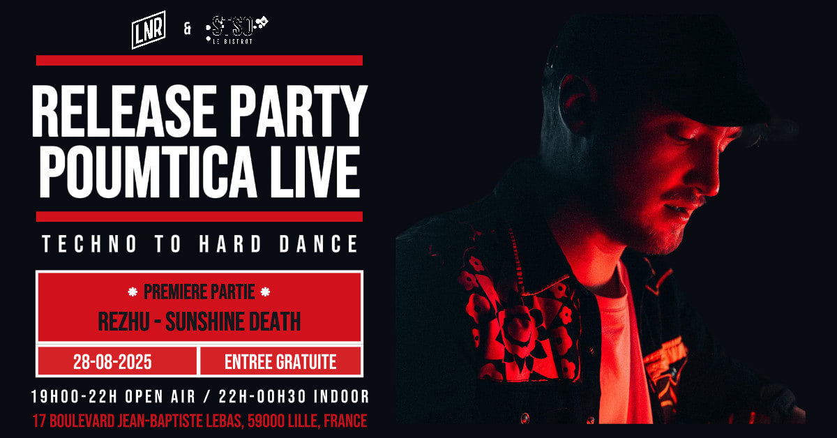 Release Party : Poumtica Live X Rezhu X Sunshine Death