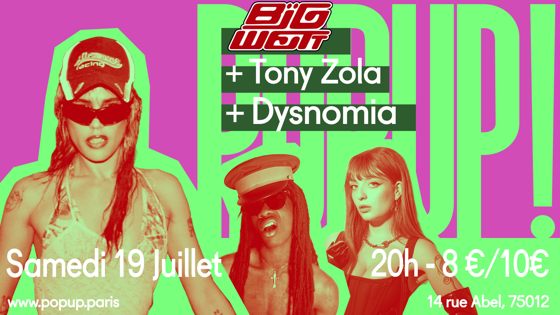 Big Wett + Tony Zola + Dysnomia + Leo Von Zbeul (Dj Set)