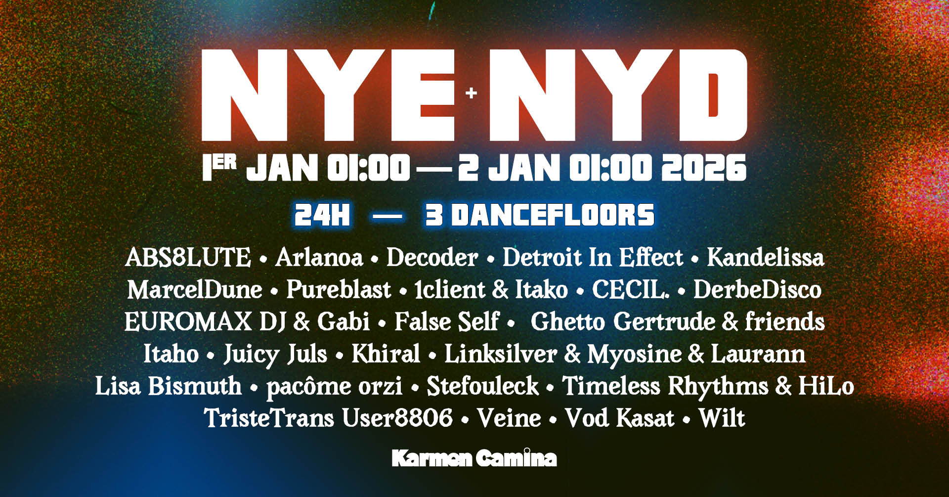 Nye+Nyd 24h [Decoder, D.I.E, Kandelissa, Pureblast &+]