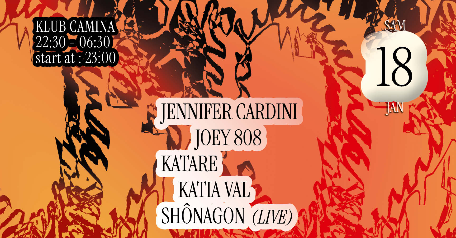 Klub Camina [Jennifer Cardini, Katia Val, Shônagon, &+]