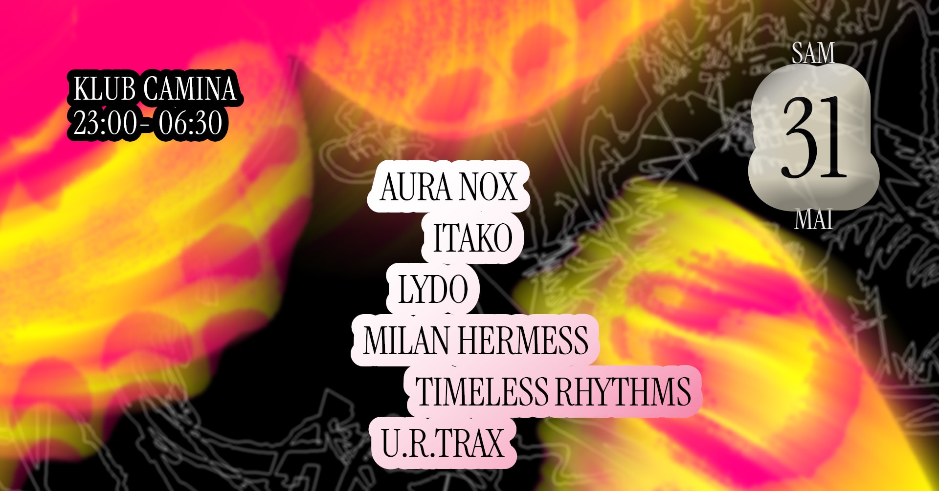 Klub Camina [Lydo, U.R.Trax, Timeless Rhythms, Aura Nox, &+]