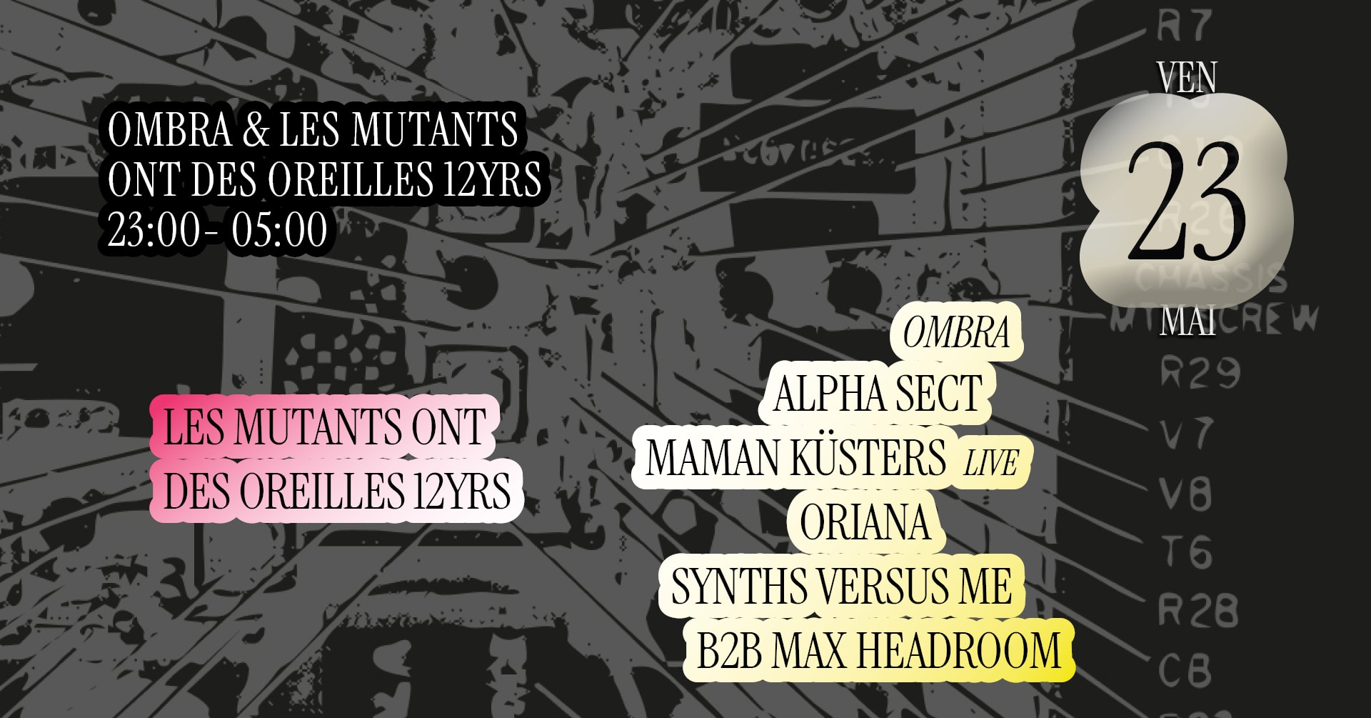 Ombra & Les Mutants Ont Des Oreilles 12yrs [Alpha Sect, &+]