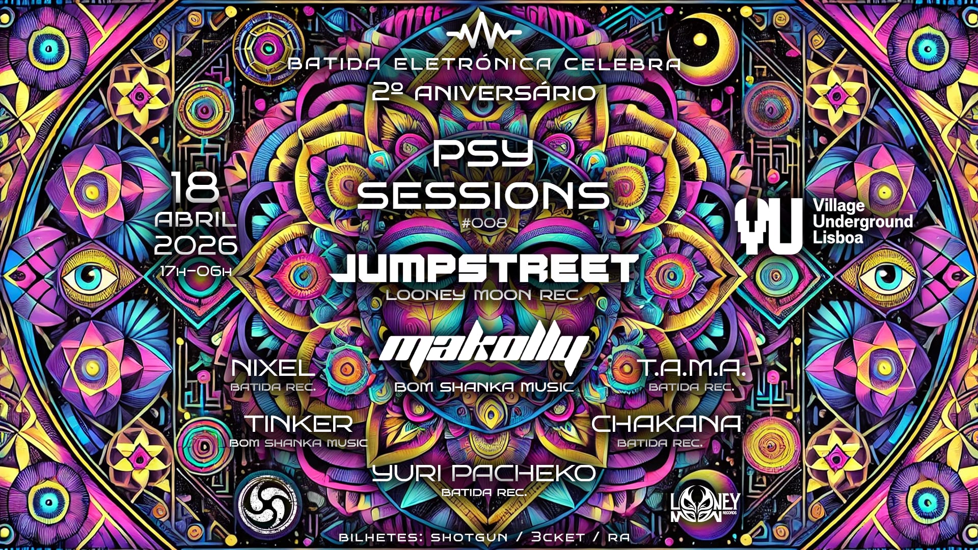 Batida Eletrónica: 2.° Aniversário - Psy Sessions #008