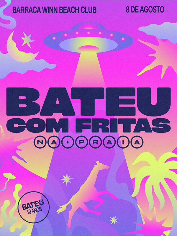 Bateu Com Fritas Na Praia