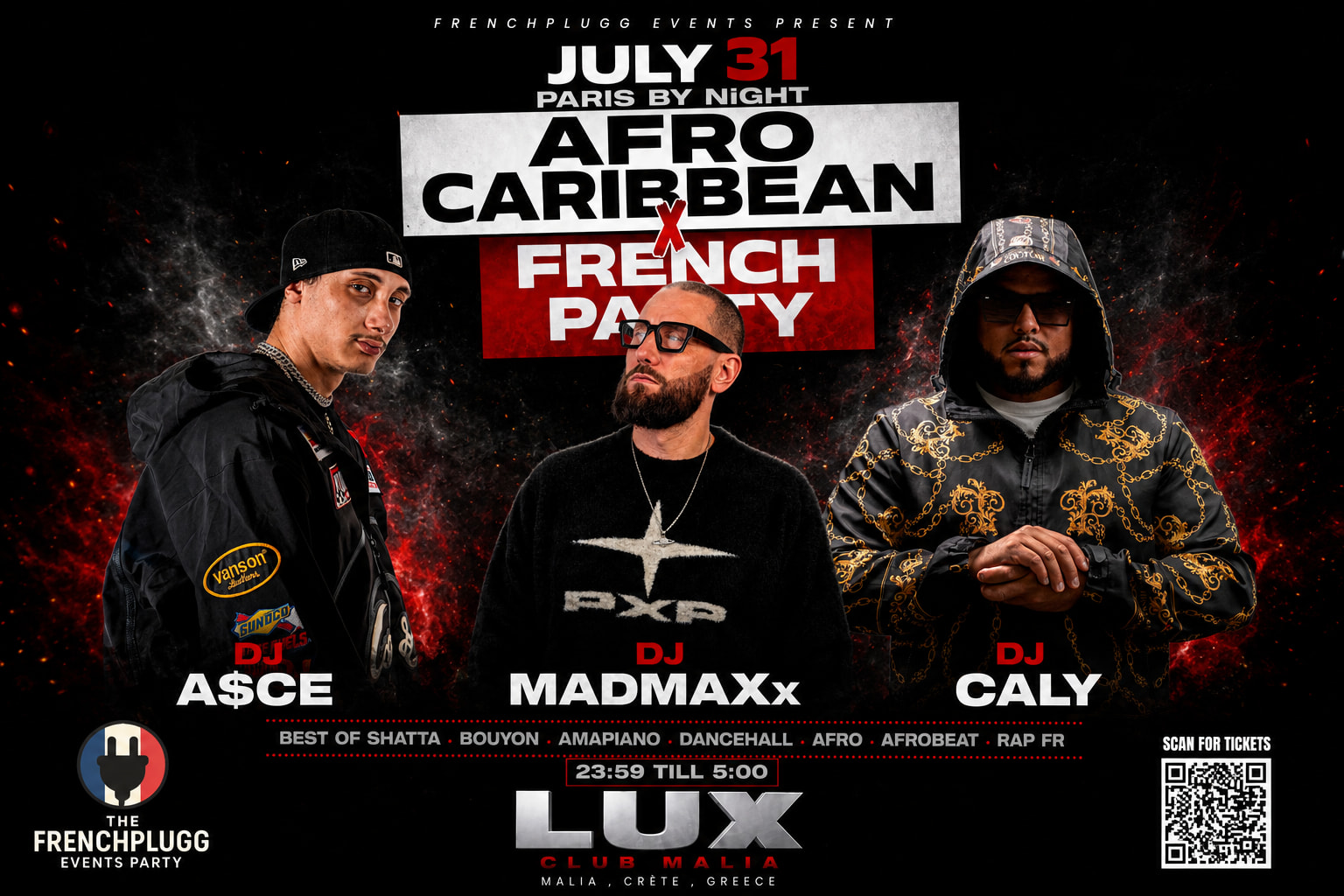 Paris By Night After Party With Dj Madmaxx & Dj A$Ce