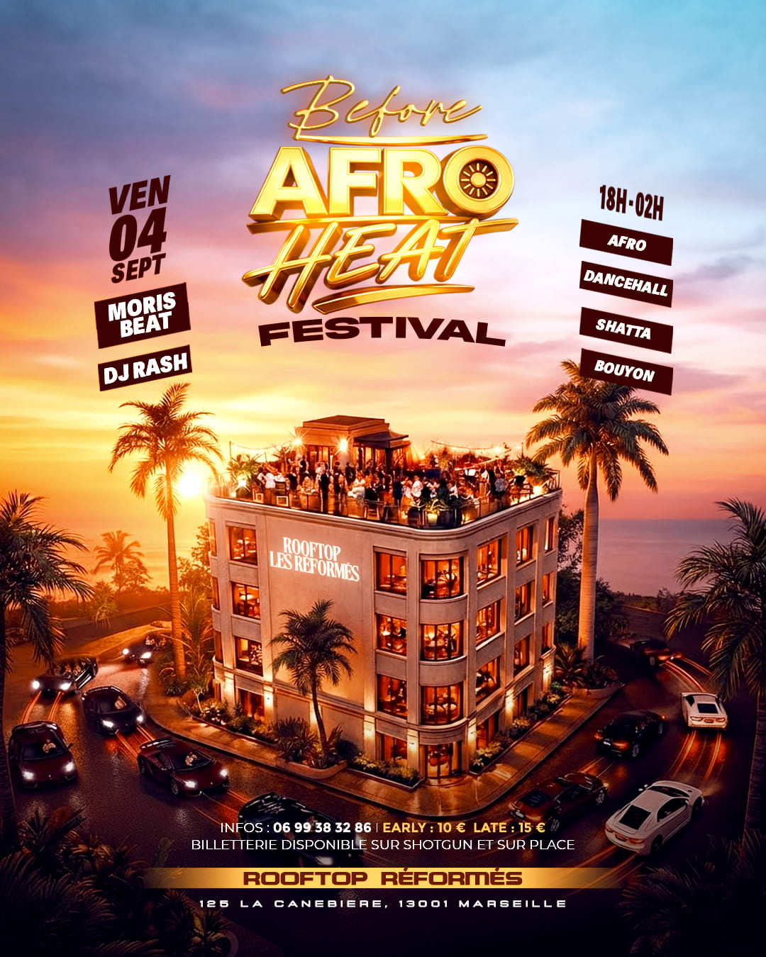 🔥 Before Afro Heat Festival | Édition #2 ☀️ Rooftop