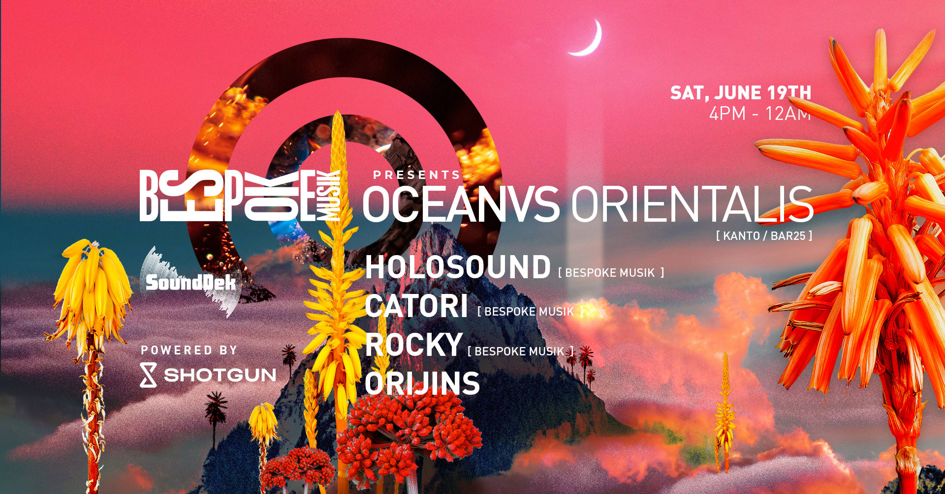 Bespoke + Sounddek : Oceanvs Orientalis (Live) / Holosound / Catori