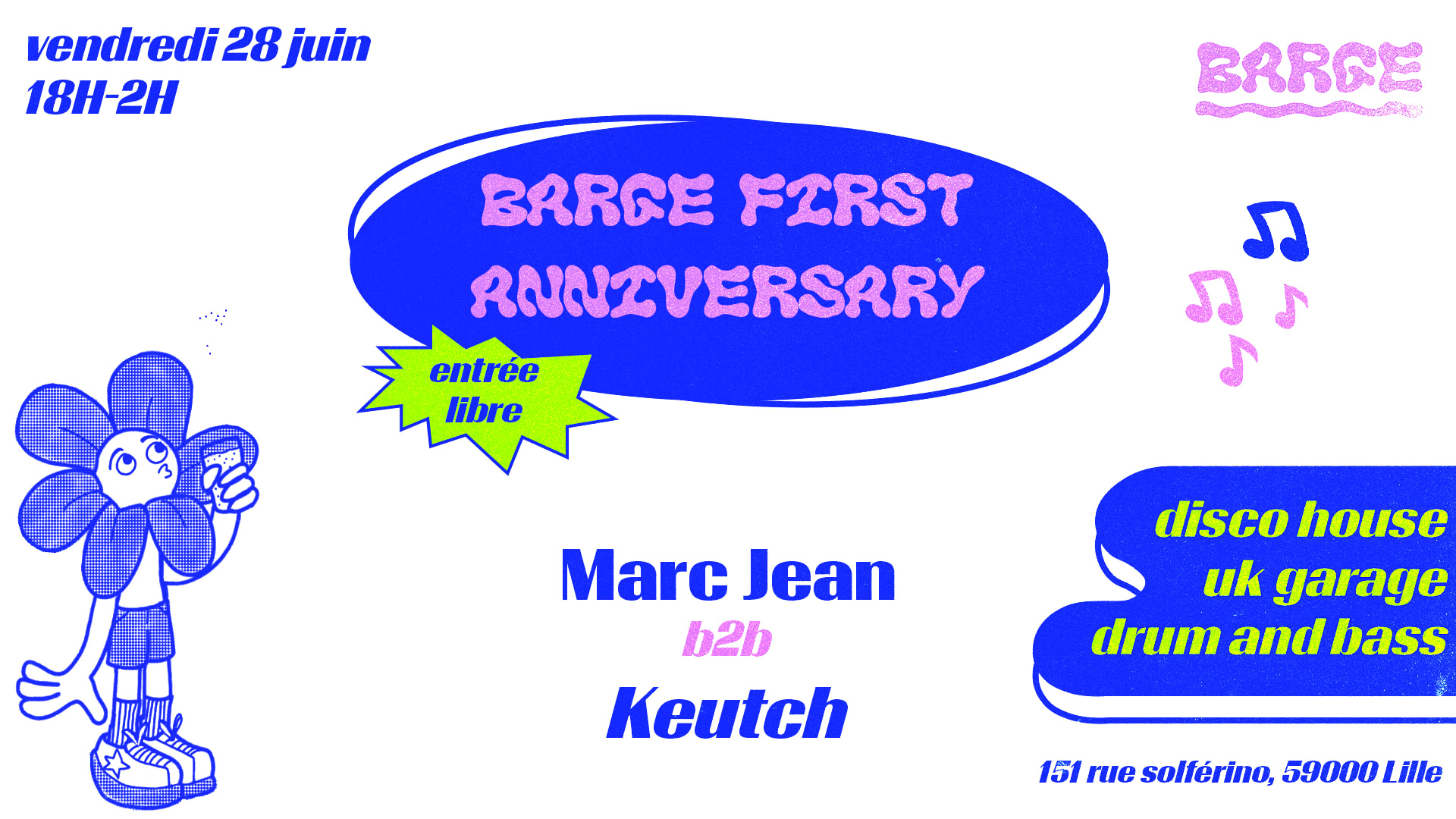 Barge First Anniversary — Marc Jean B2b Keutch