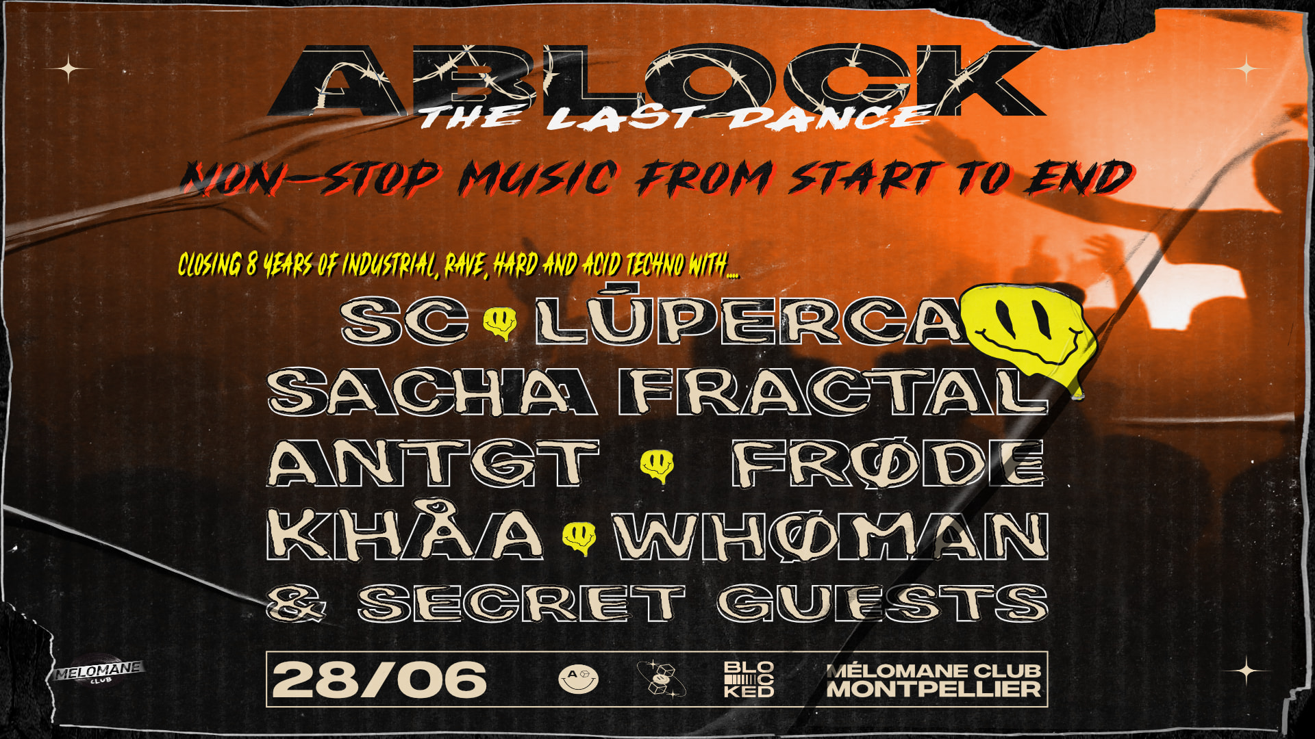 Blocked - The Last Dance W/ Whøman / Frøde / Sacha Fractal..
