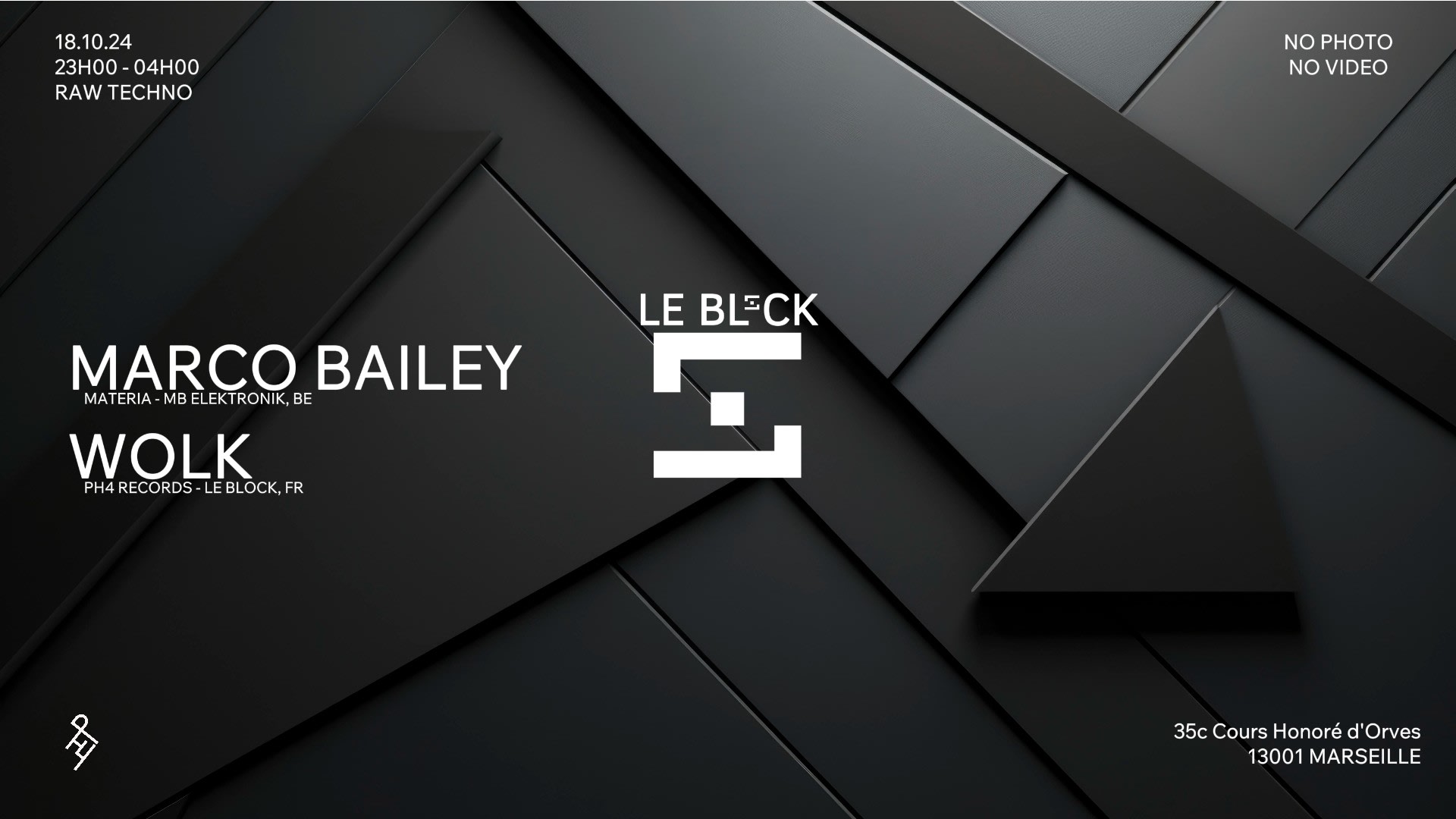 Le Block Invite : Marco Bailey