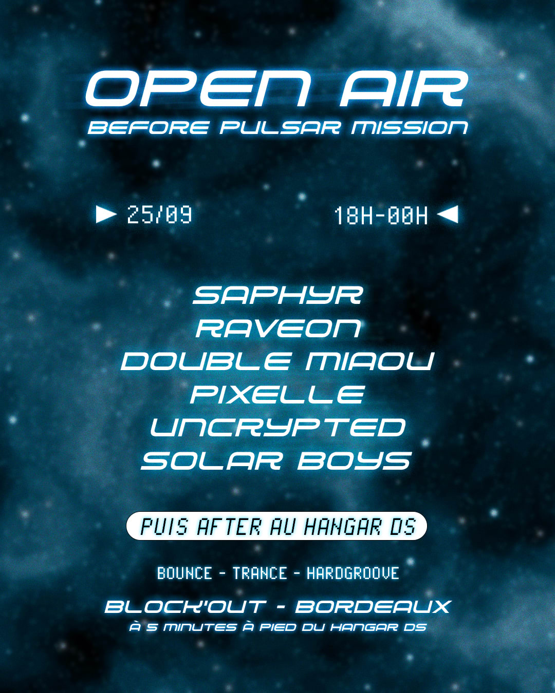 Open Air Before Pulsar Mission