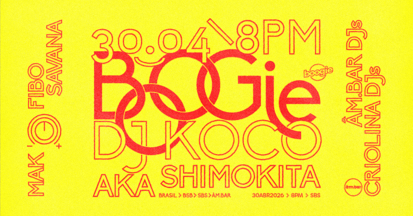 Boogie C/ Dj Koco Aka Shimokita (Japão)