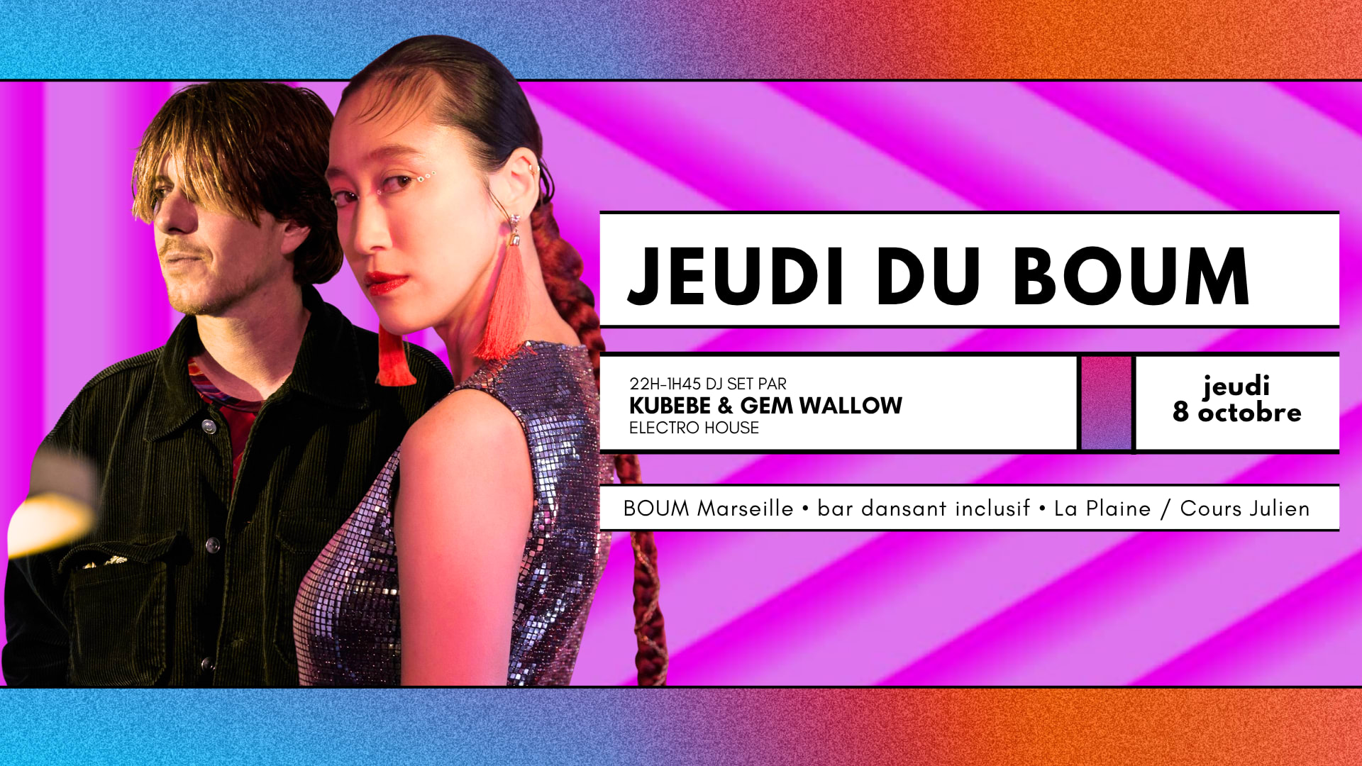 Jeudi Du Boum Dj Sets By Kubebe (Mars.) & Gem Wallo…