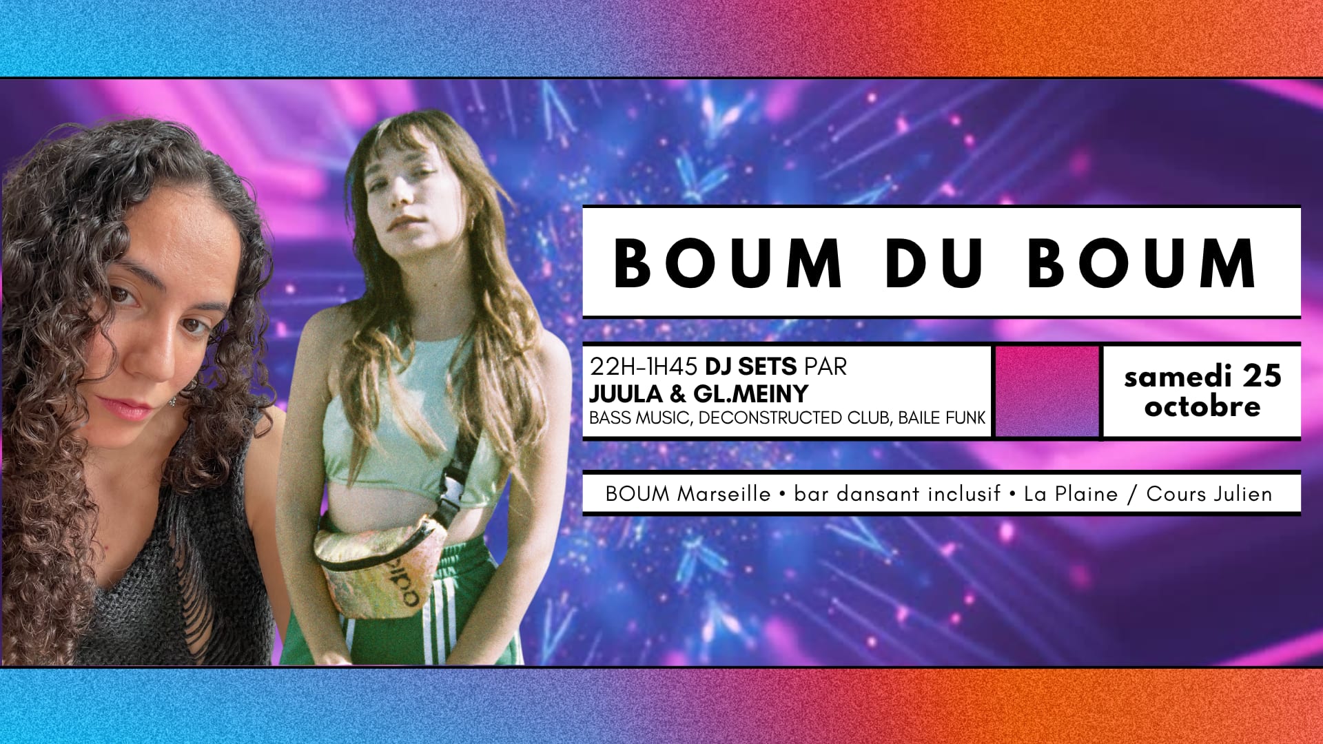 Boum Du Boum - Dj Sets Par Juula & Gl.Meiny