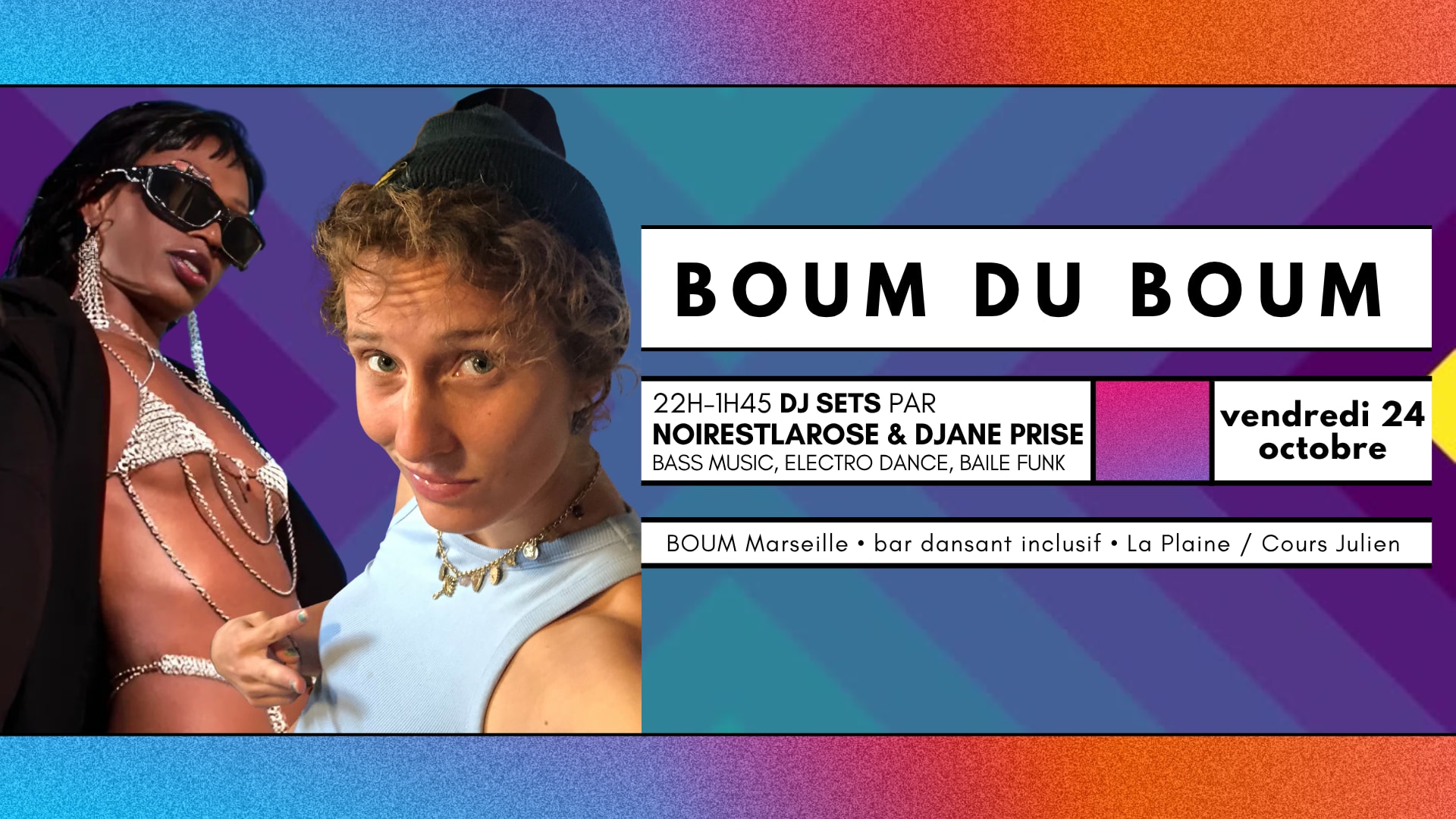 Boum Du Boum - Dj Sets Par Noirestlarose & Djane Prise