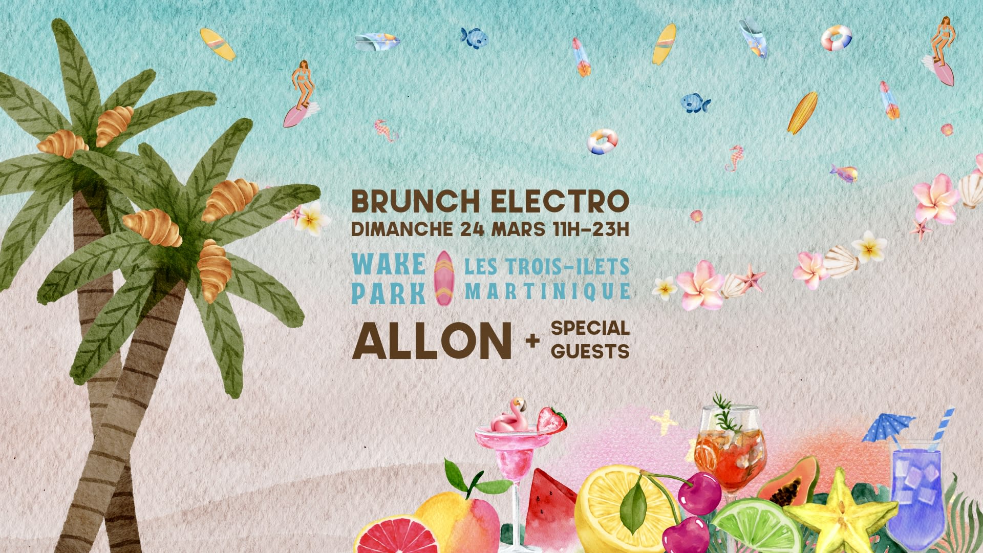 Brunch Electro @ Wake Park W/ Allon + Guests - 24.03.2024