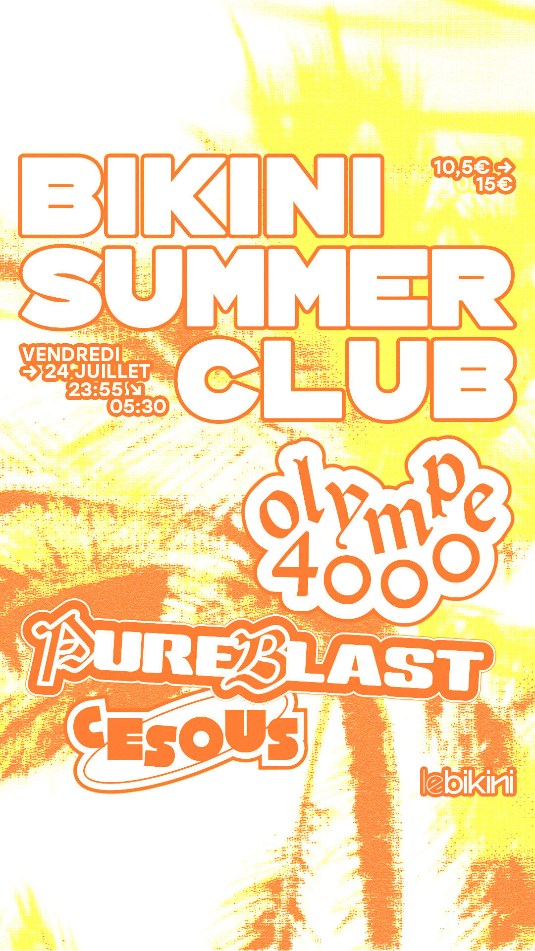 Bikini Summer Club : Olympe4000 + Pureblast + Cesous