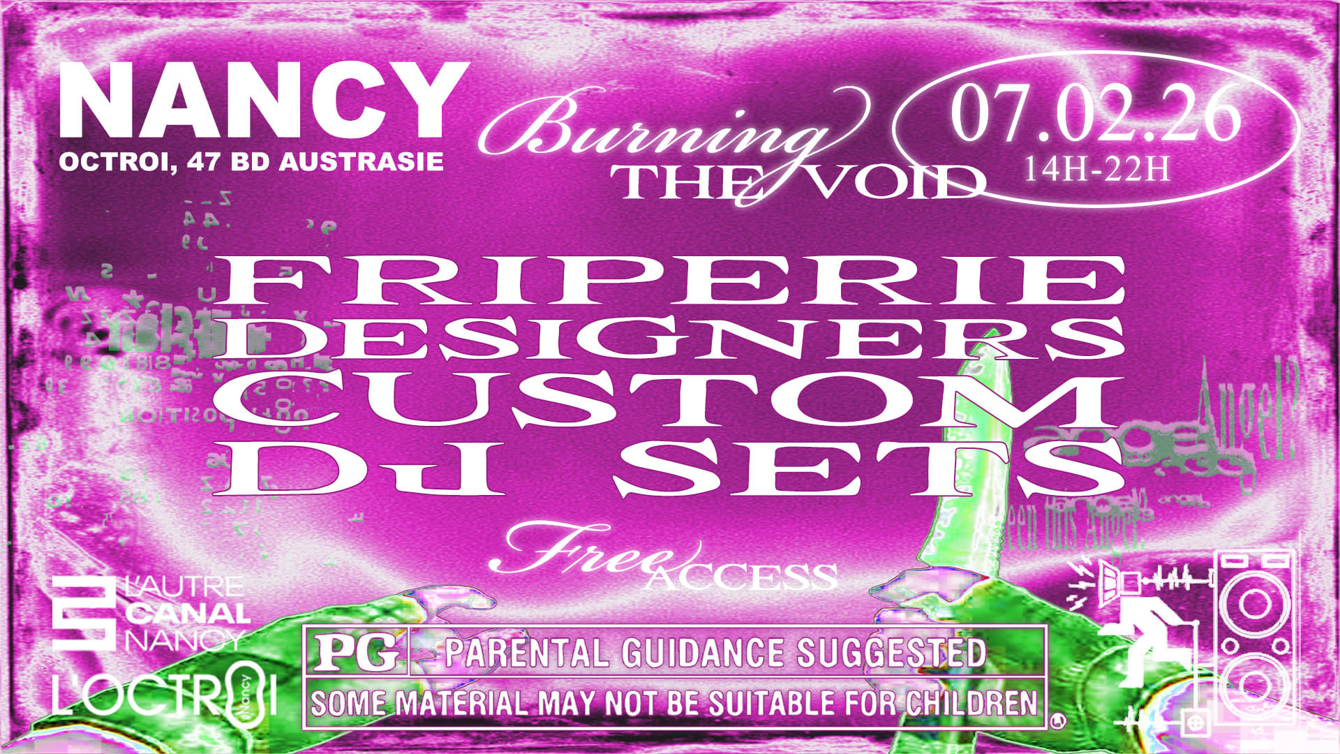 [Nancy] Friperie + Designers + Live Custom + Dj-Sets