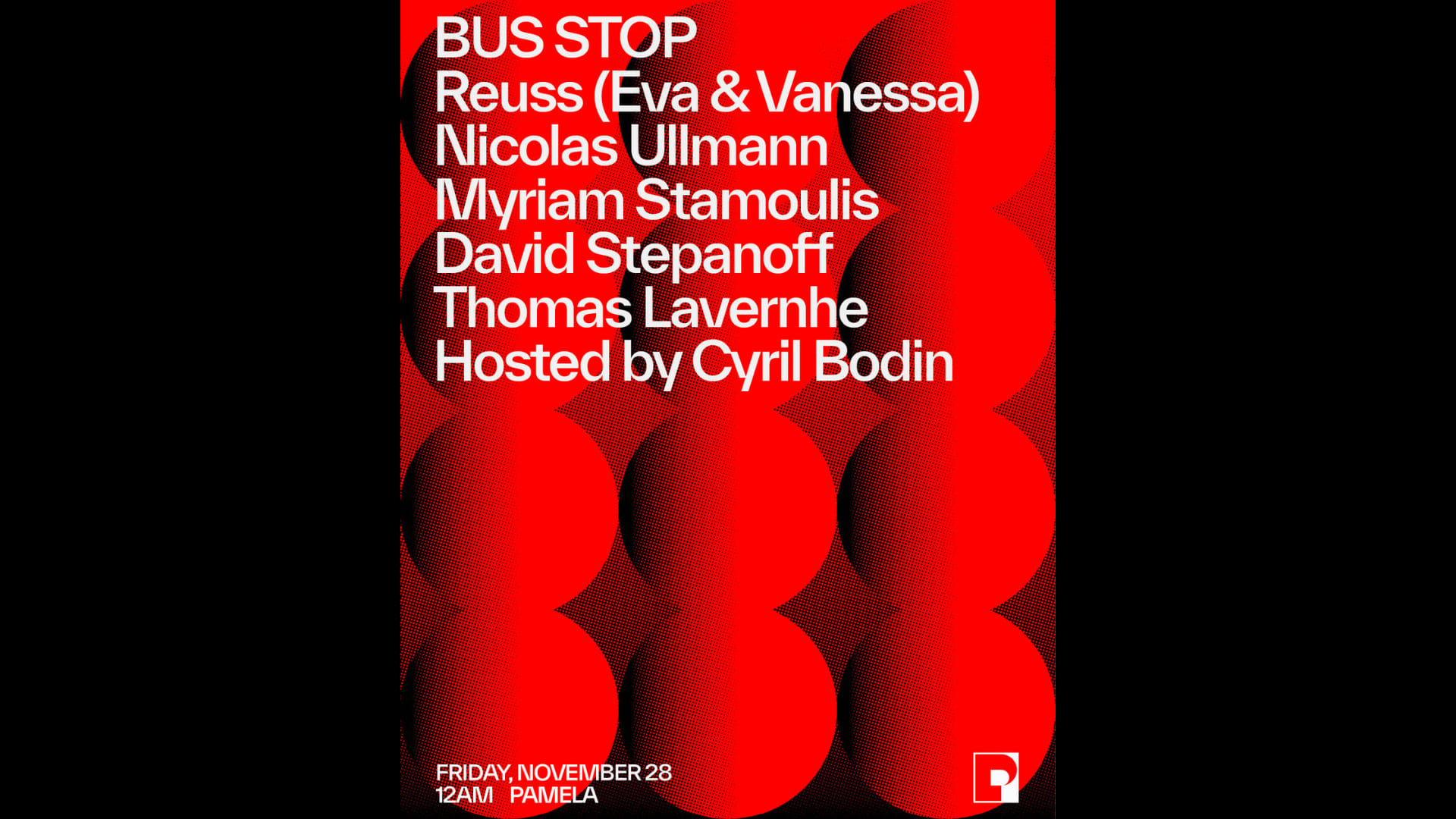 Bus Stop - Reuss , Myriam Stamoulis, Nicolas Ullmann...