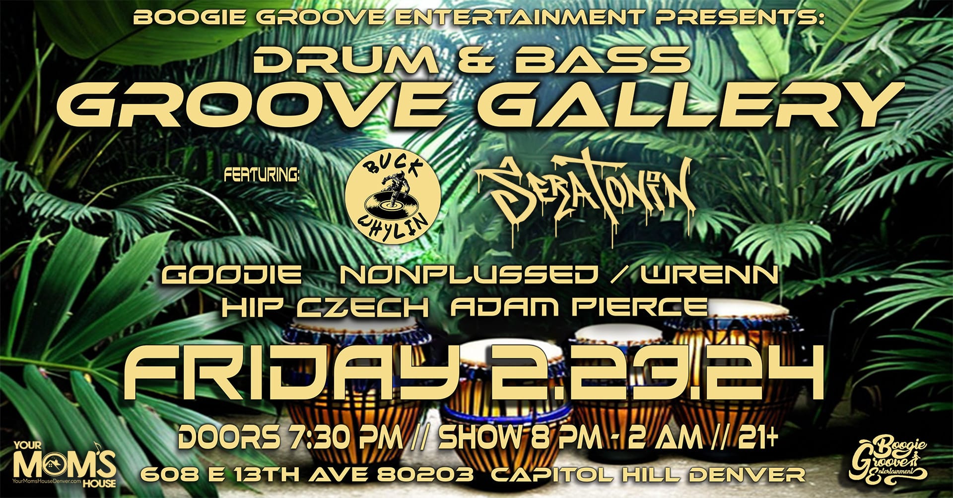 Drum & Bass Groove Gallery Presented By Buck Whylin