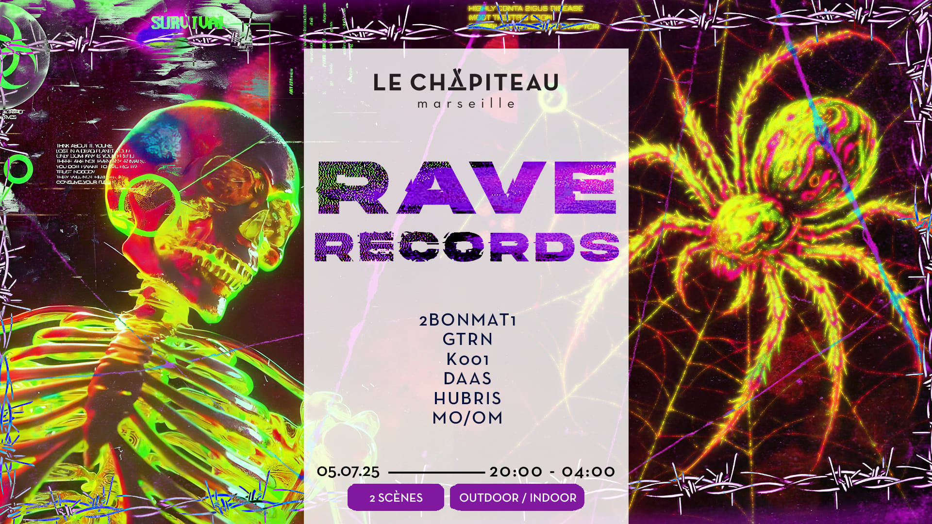 Rave Records W/2bonmat1, Gtrn, K001, Daas, Hubris