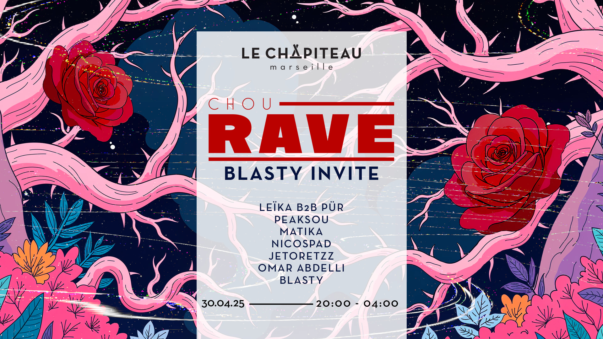 Grand Opening Chourave - Blasty Invite