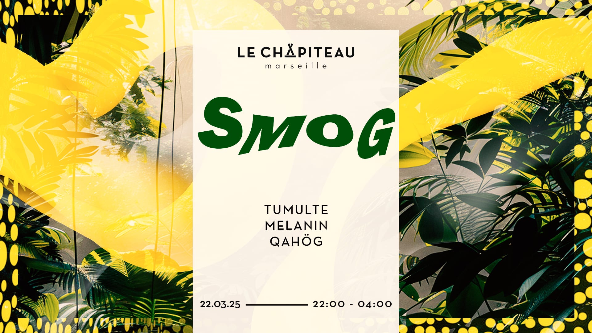Smog W/ Tumulte, Melanin & Qahog