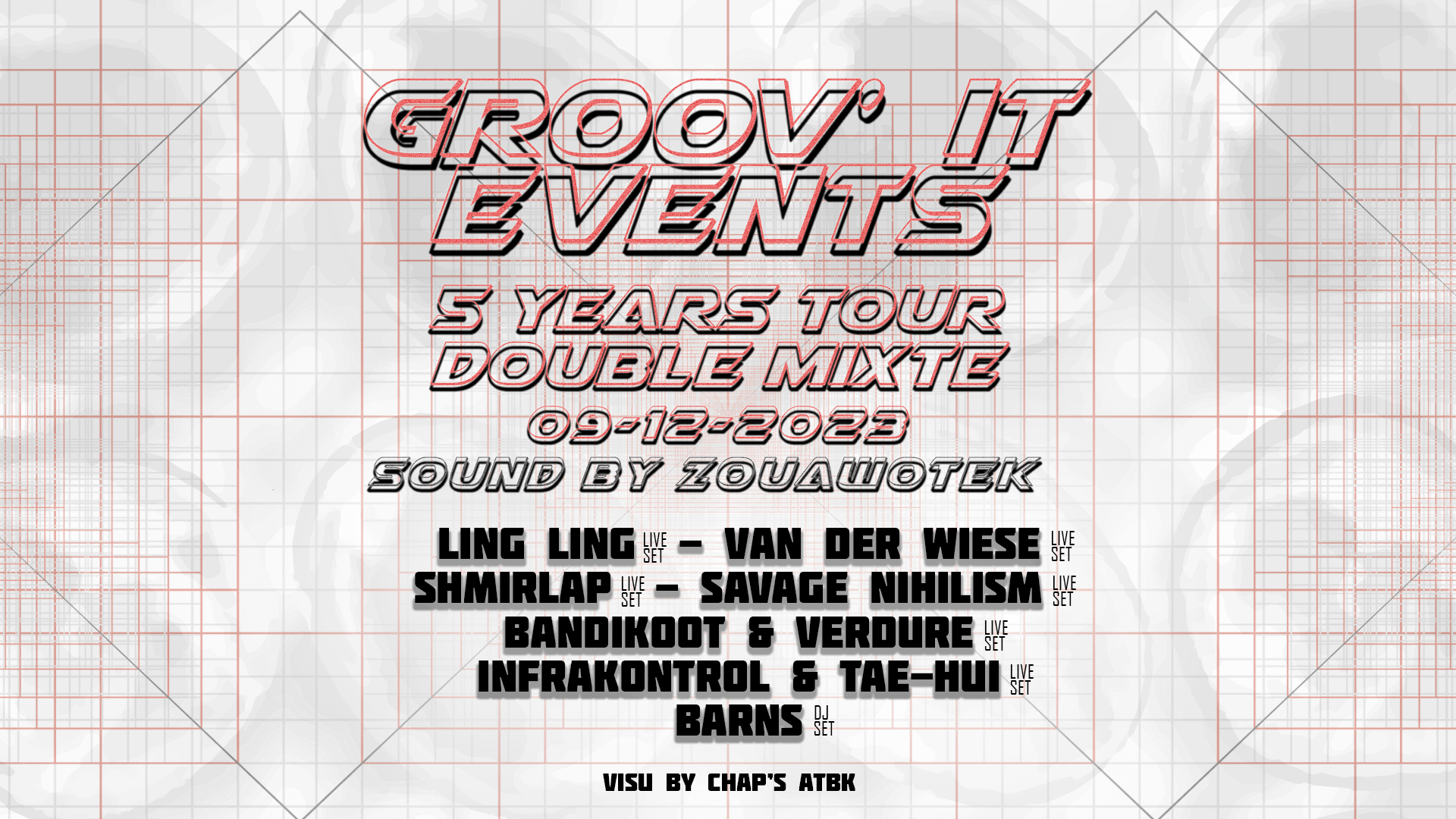 Groov'it Events : 5 Years Tour - Double Mixte