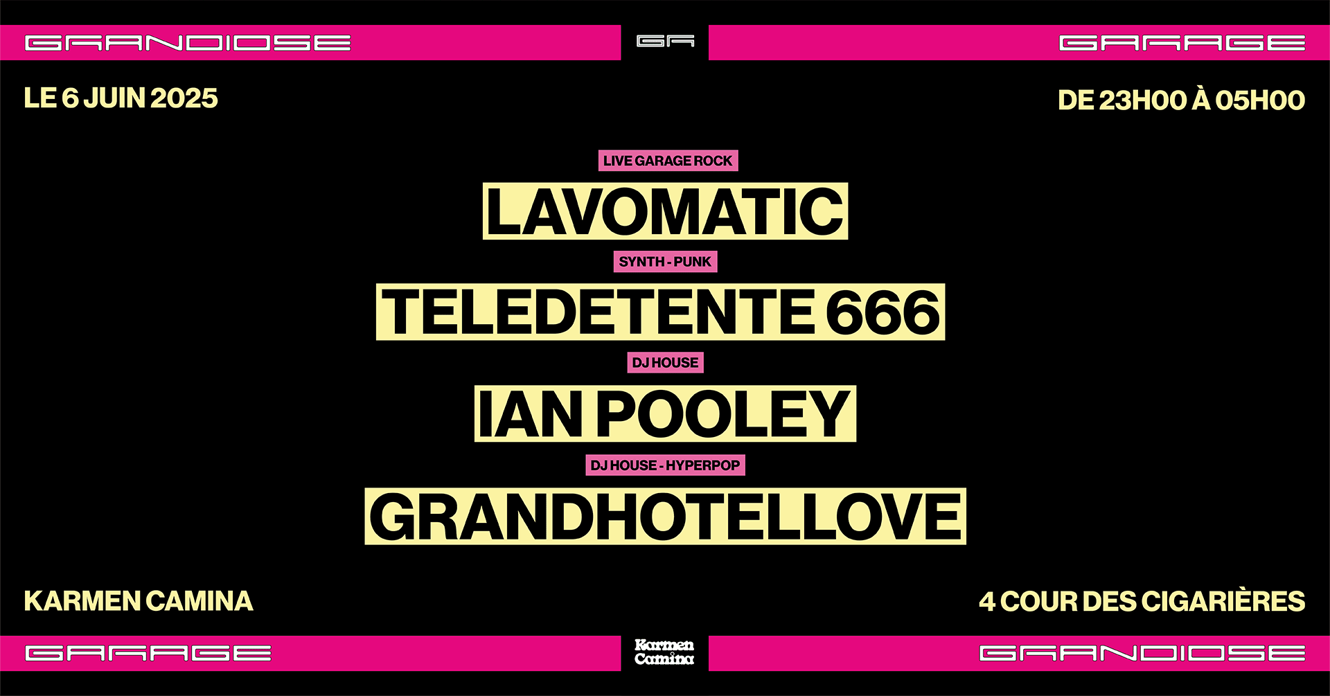 Grandiose Garage [Ian Pooley, Lavomatic,Teledetente 666 &+]