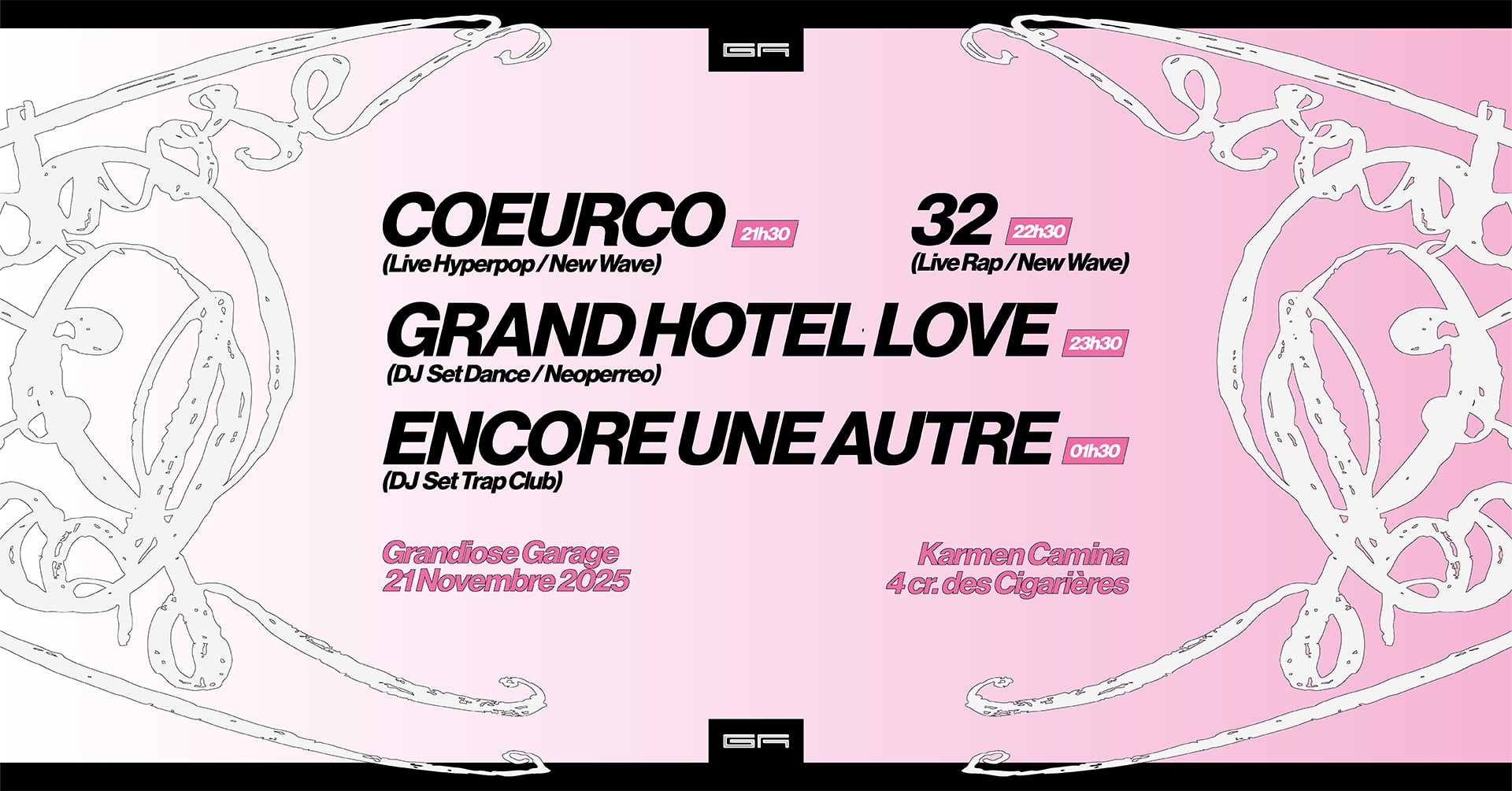 Grandiose Garage [Coeurco (Live), 32 (Live), &+]