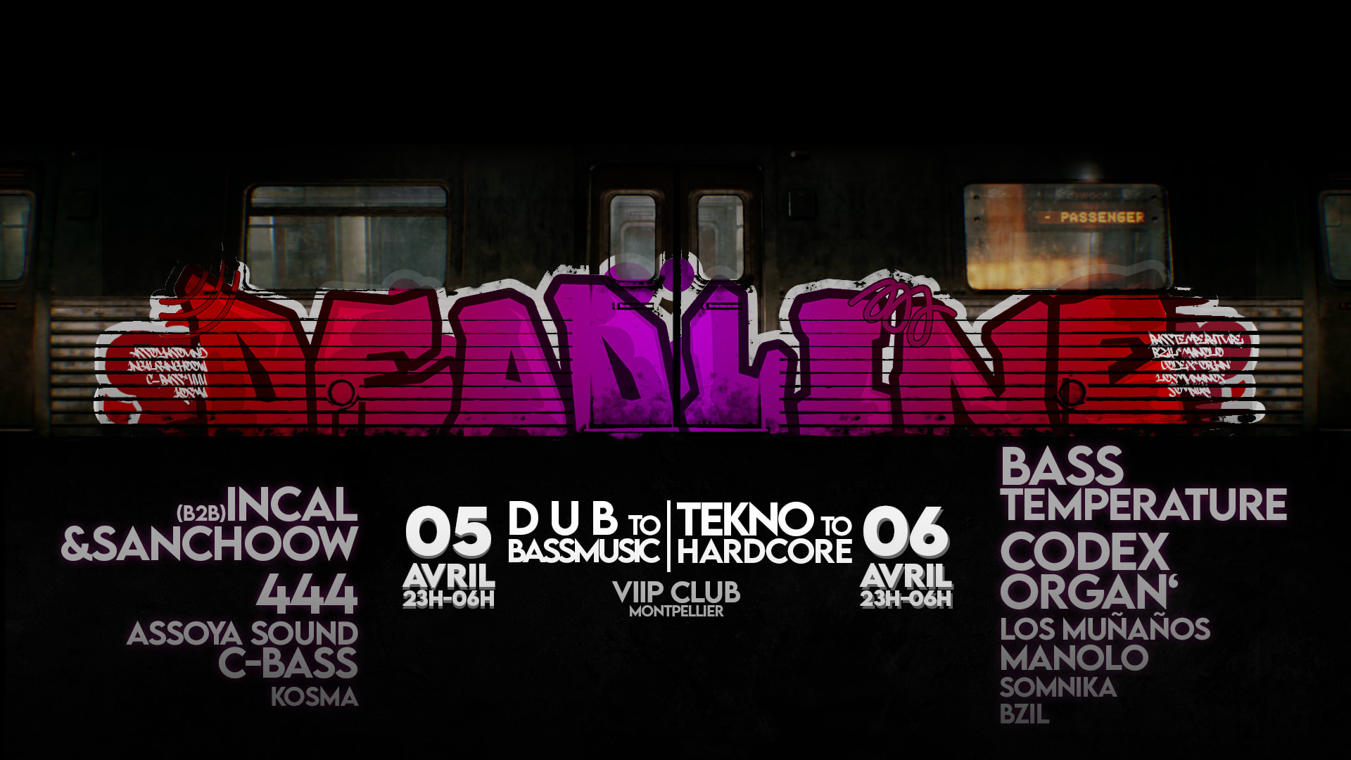 Dead Line - 2 Soirs - Dub / Bass Music  - Tekno / Hardcore