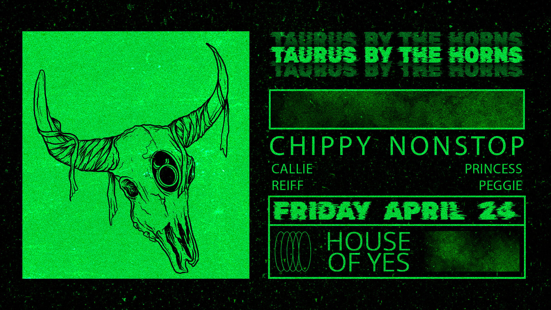Taurus Rising: Chippy Nonstop, Callie Reif, Princess Peggie